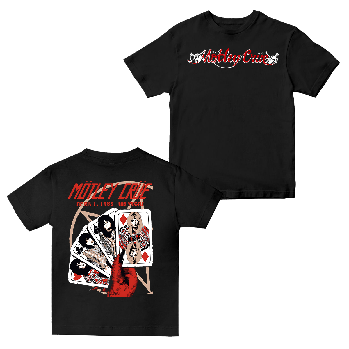 Motley Crue Vintag Cotton Unisex Kids T-Shirt