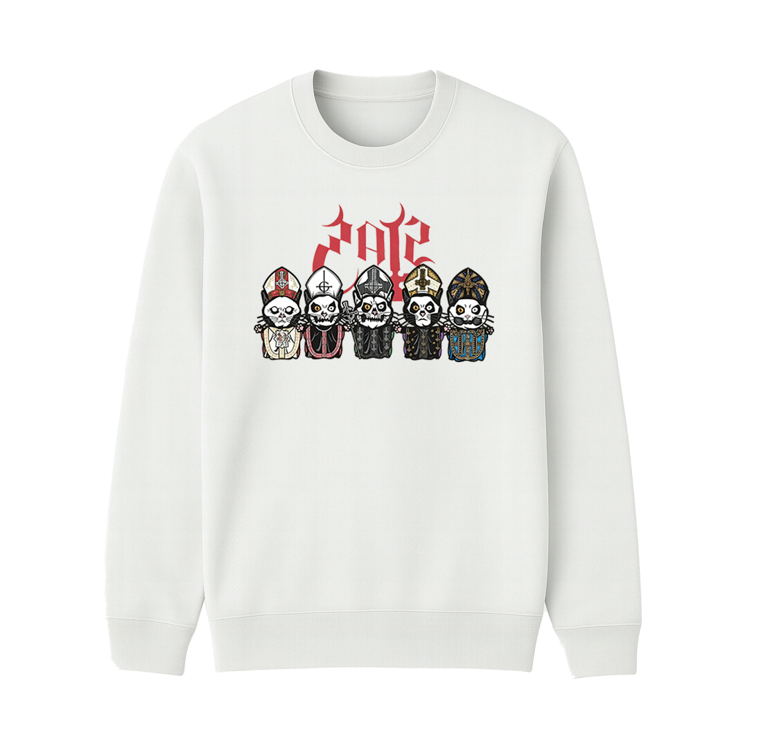 Ghost fans Unisex Cotton Creneck Sweatshirt