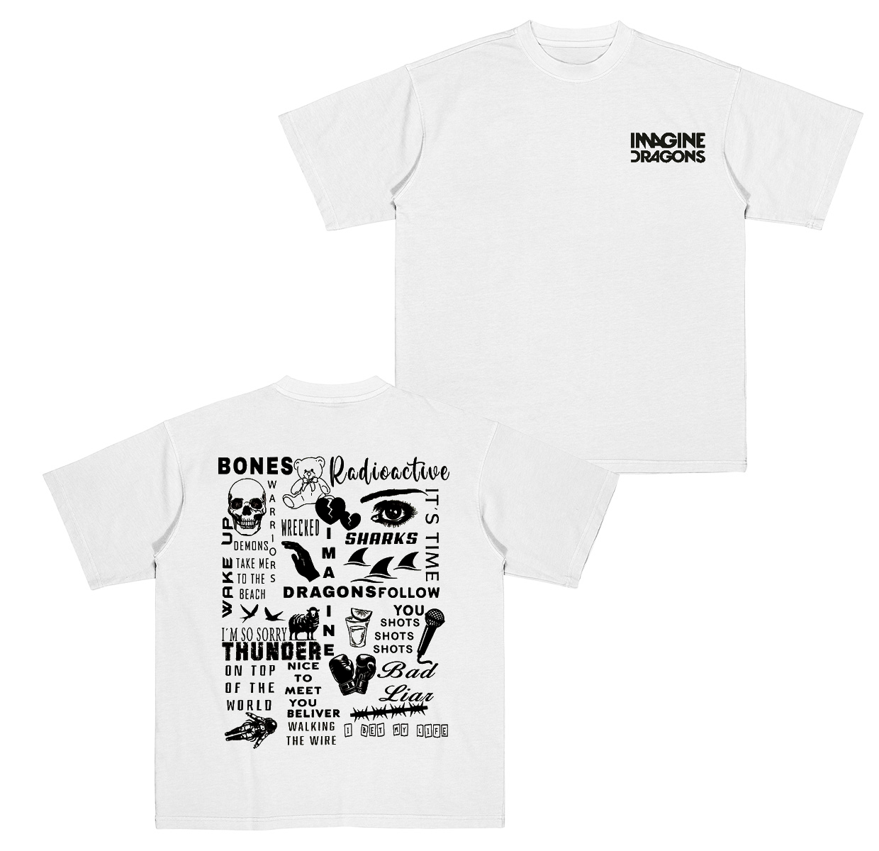 Imagine Dragons Tour Cotton Unisex T-shirt