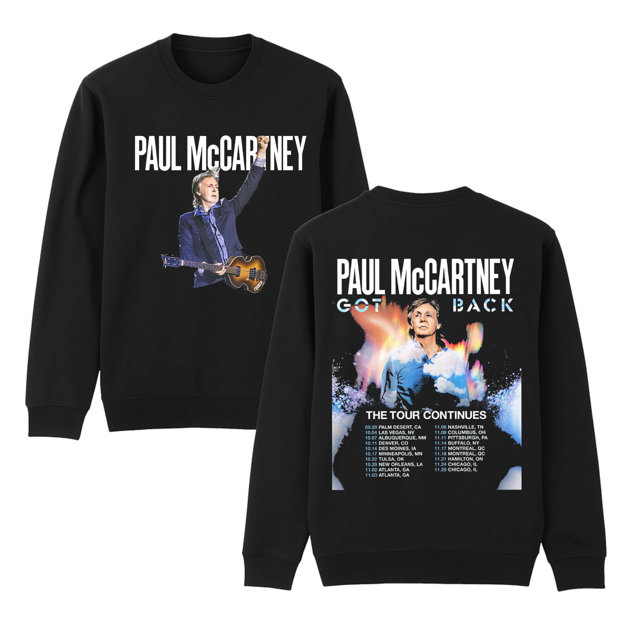 Paul McCartney Tour,The Beatles Fan Gift Unisex Cotton Creneck Sweatshirt