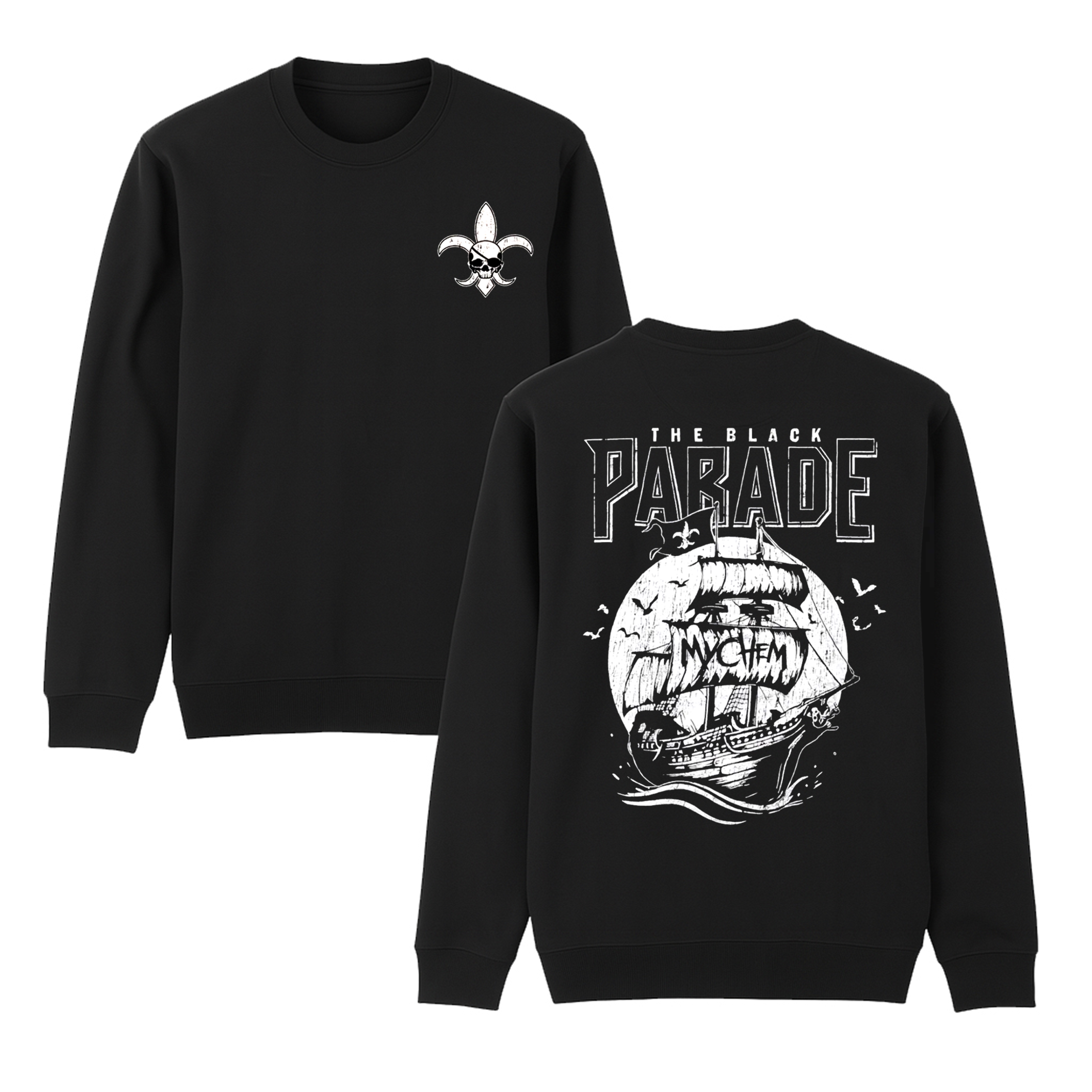 My Chemical Romance The Black Parade Tampa Unisex Cotton Creneck Sweatshirt