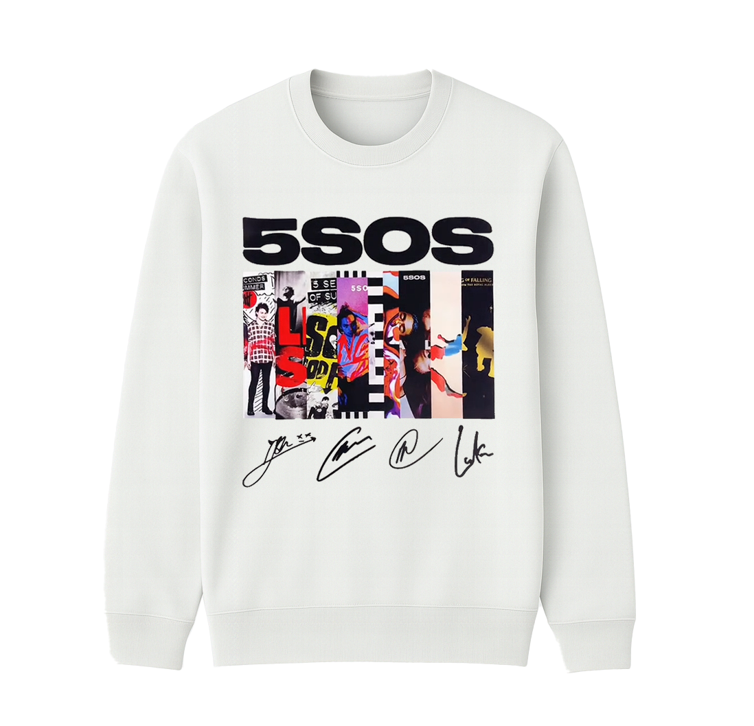 5 Seconds of Summer Unisex Cotton Creneck Sweatshirt