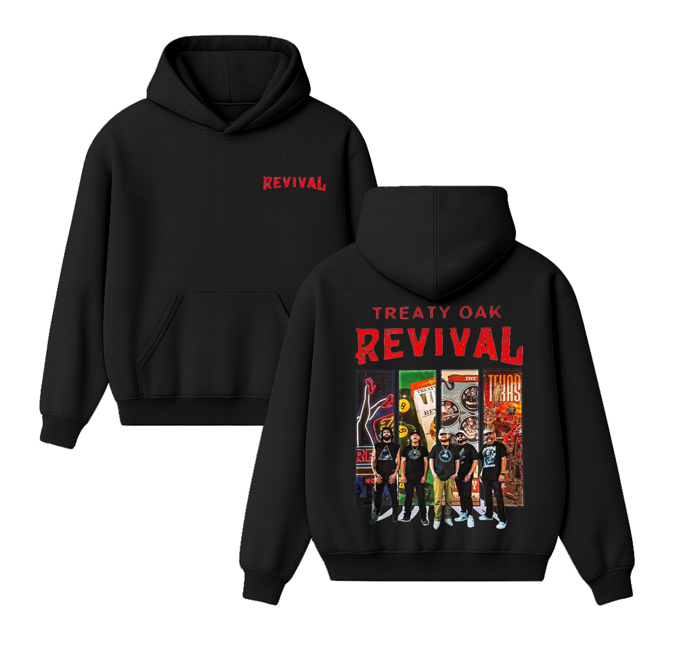 Treaty oak Revival fan Cotton Unisex Hoodie