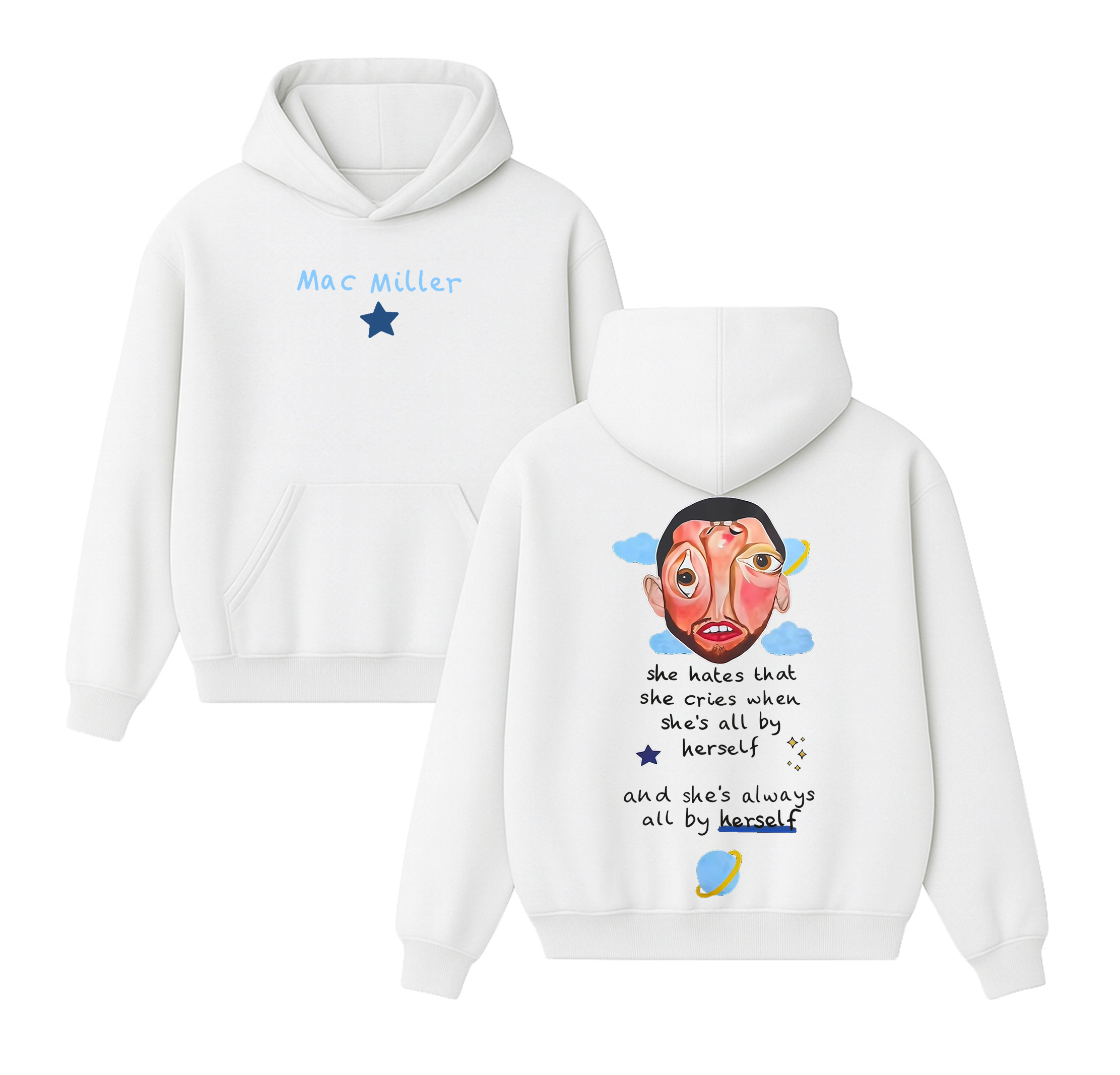 Mac Miller - Stoned Cotton Unisex Hoodie