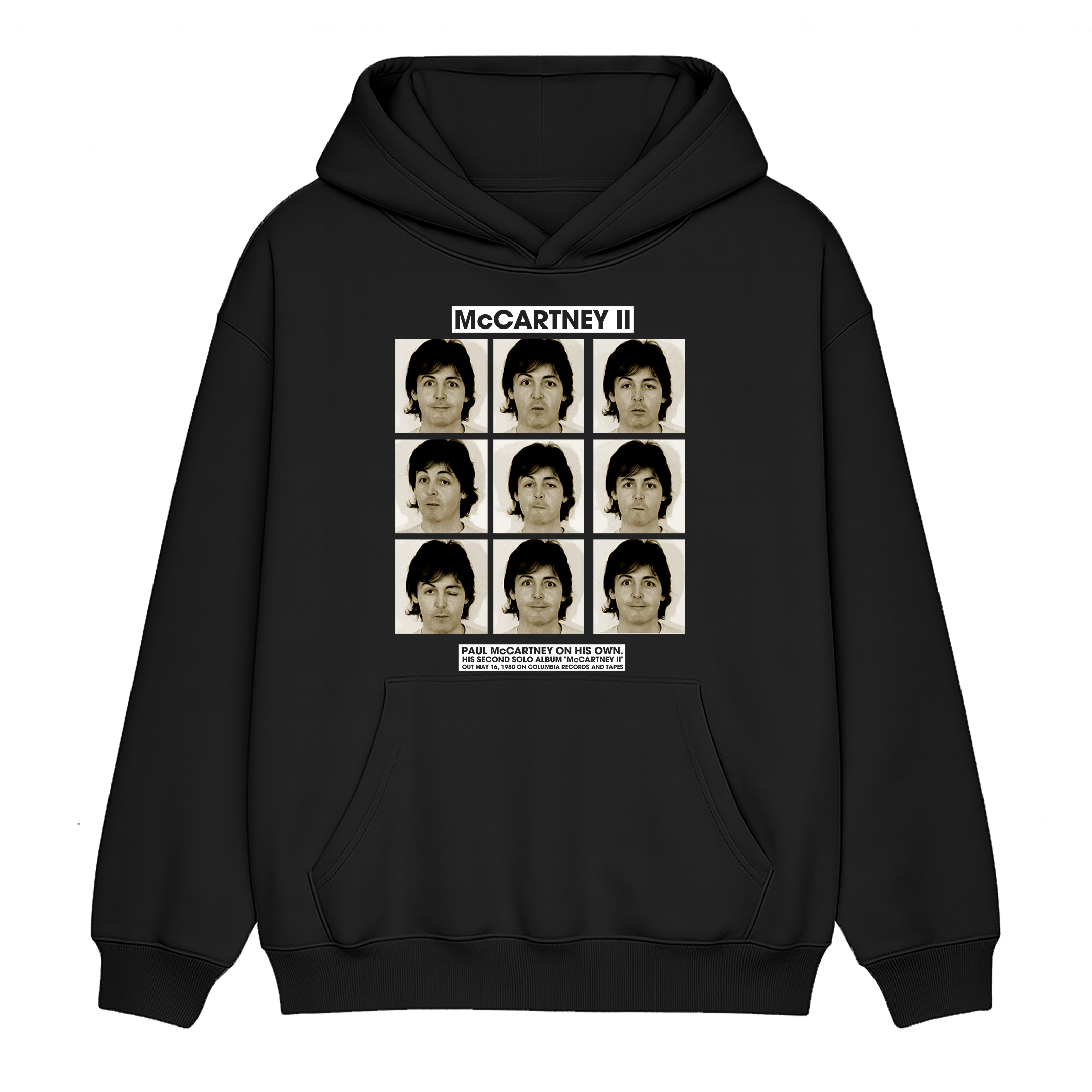 Paul McCartney  Unisex Cotton Hoodie