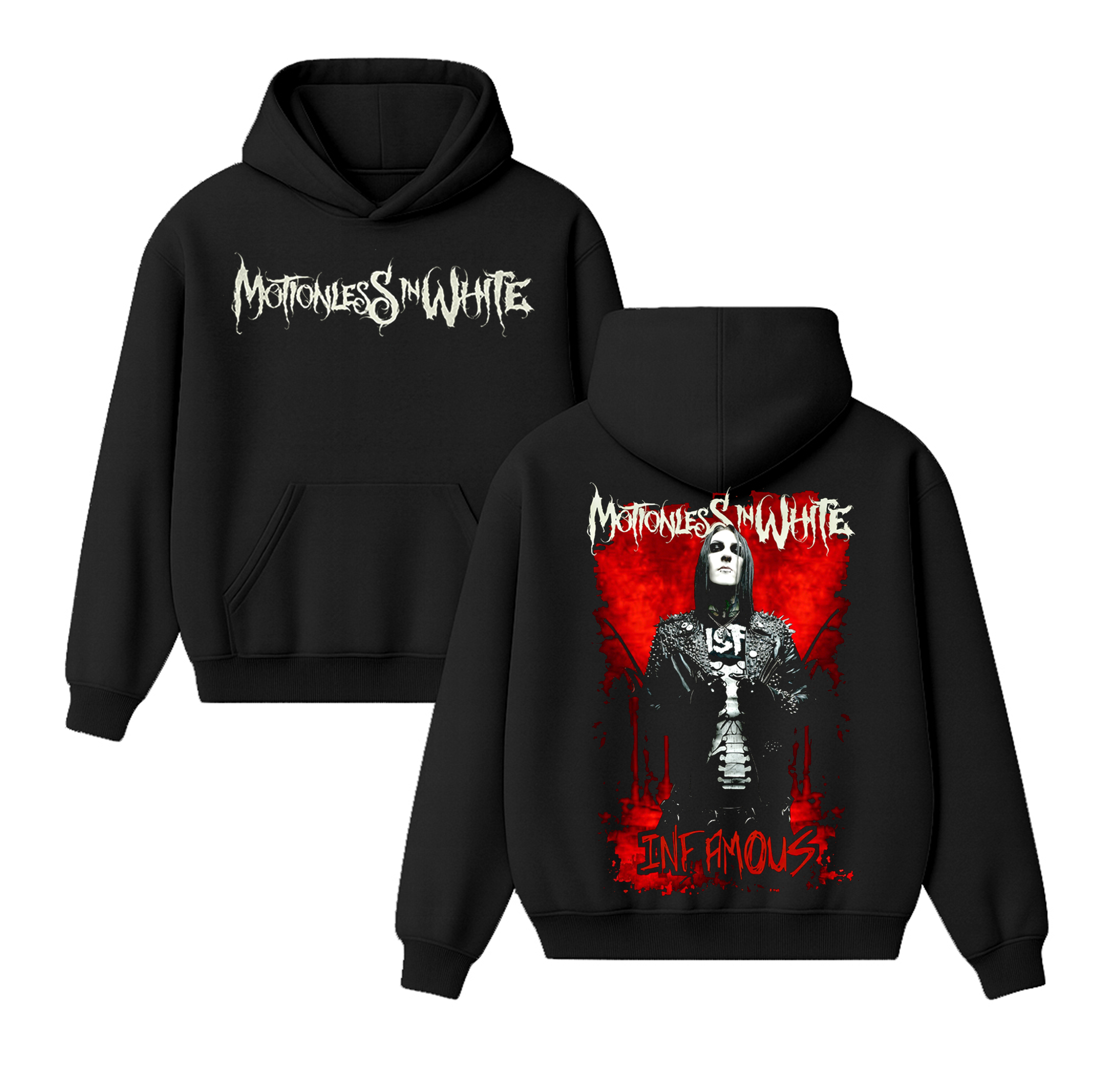 Motionless In White Unisex Cotton Hoodie