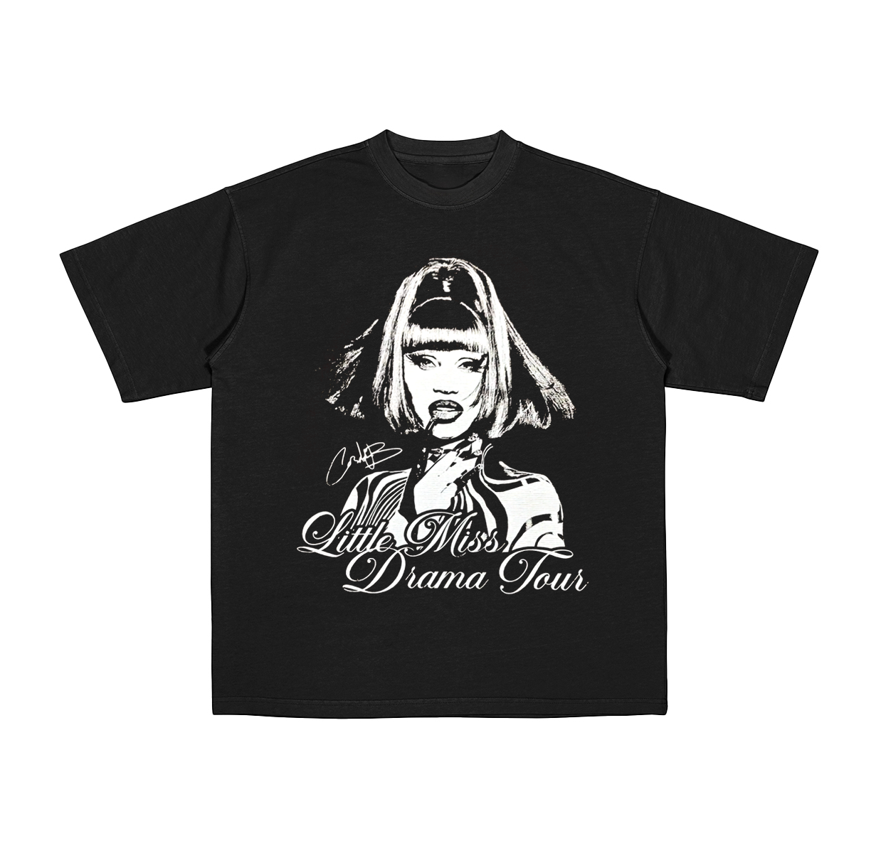 Cardi B,Little Miss Drama Tour Cotton Unisex T-shirt
