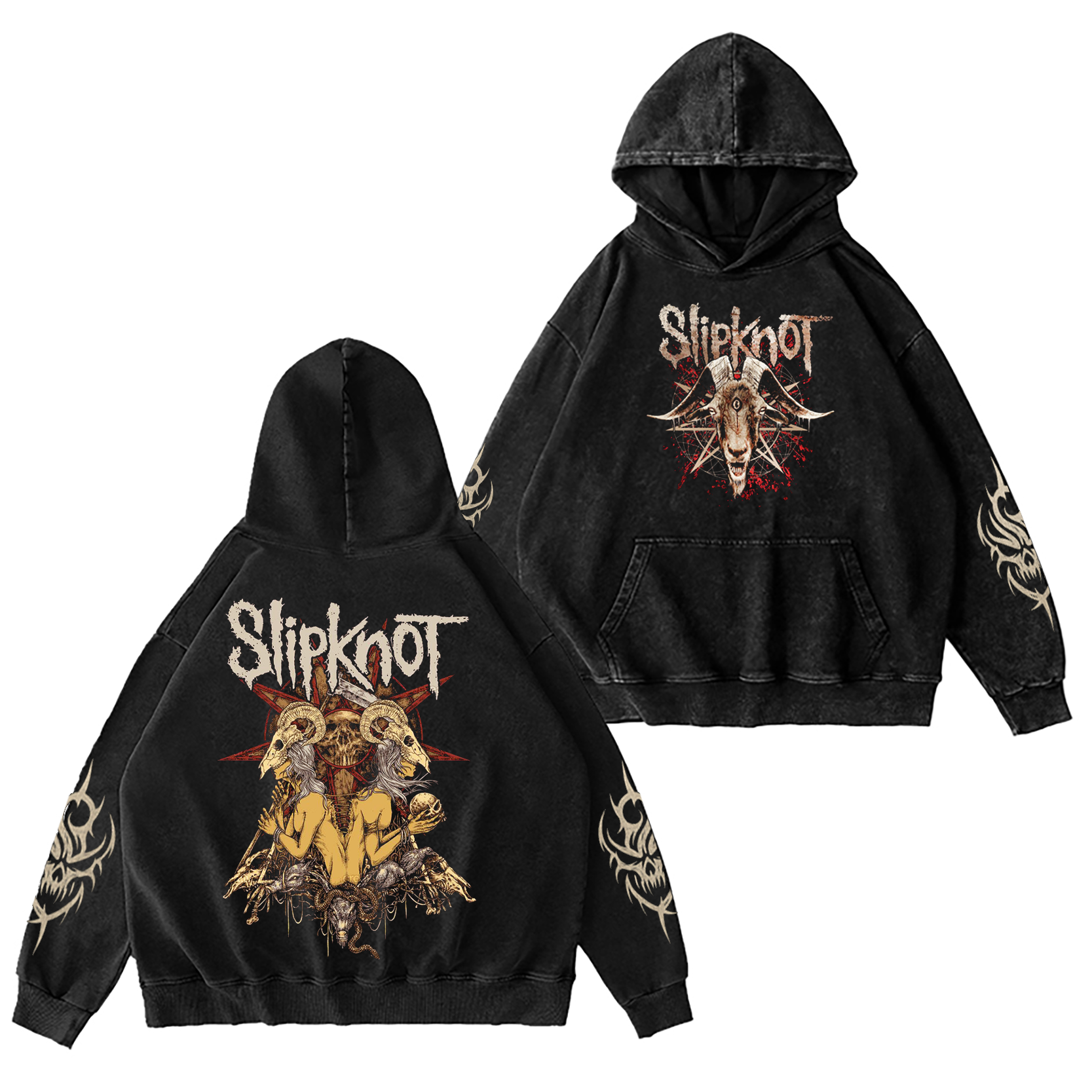 Slipknot Washed Unisex Hoodie