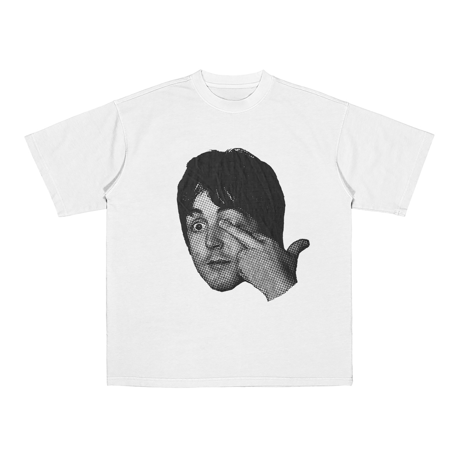 Paul McCartney Pop Art Middle finger  Cotton Unisex T-shirt
