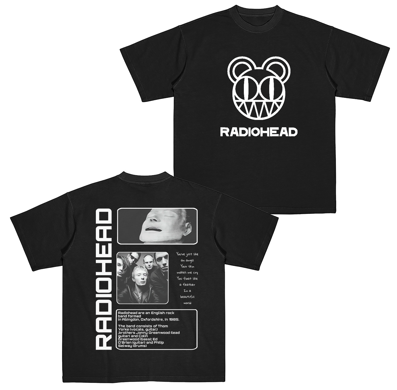 RadioHead History Cotton Unisex T-shirt