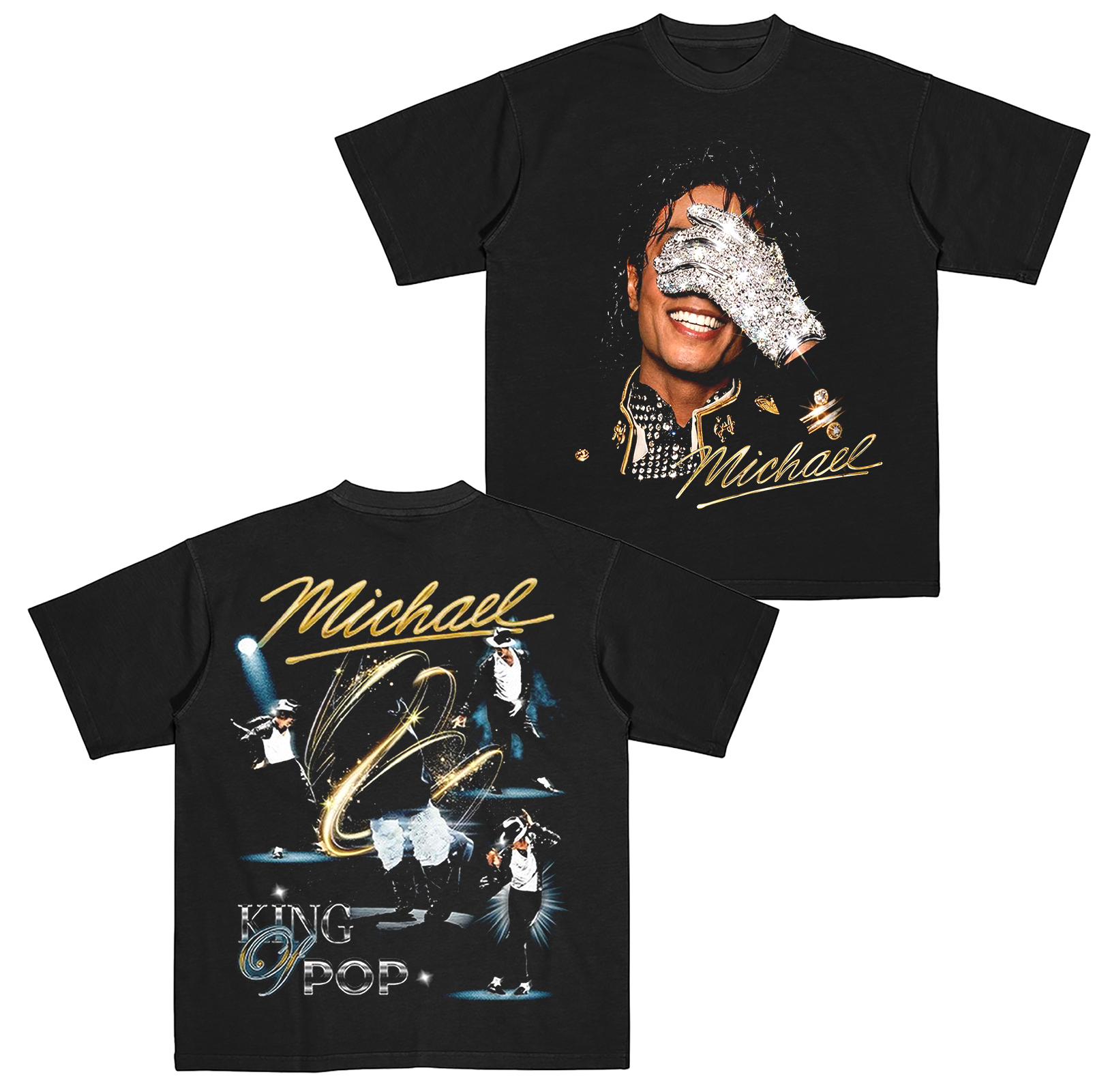 Michael Jackson Vintage 90s Cotton Unisex T-shirt