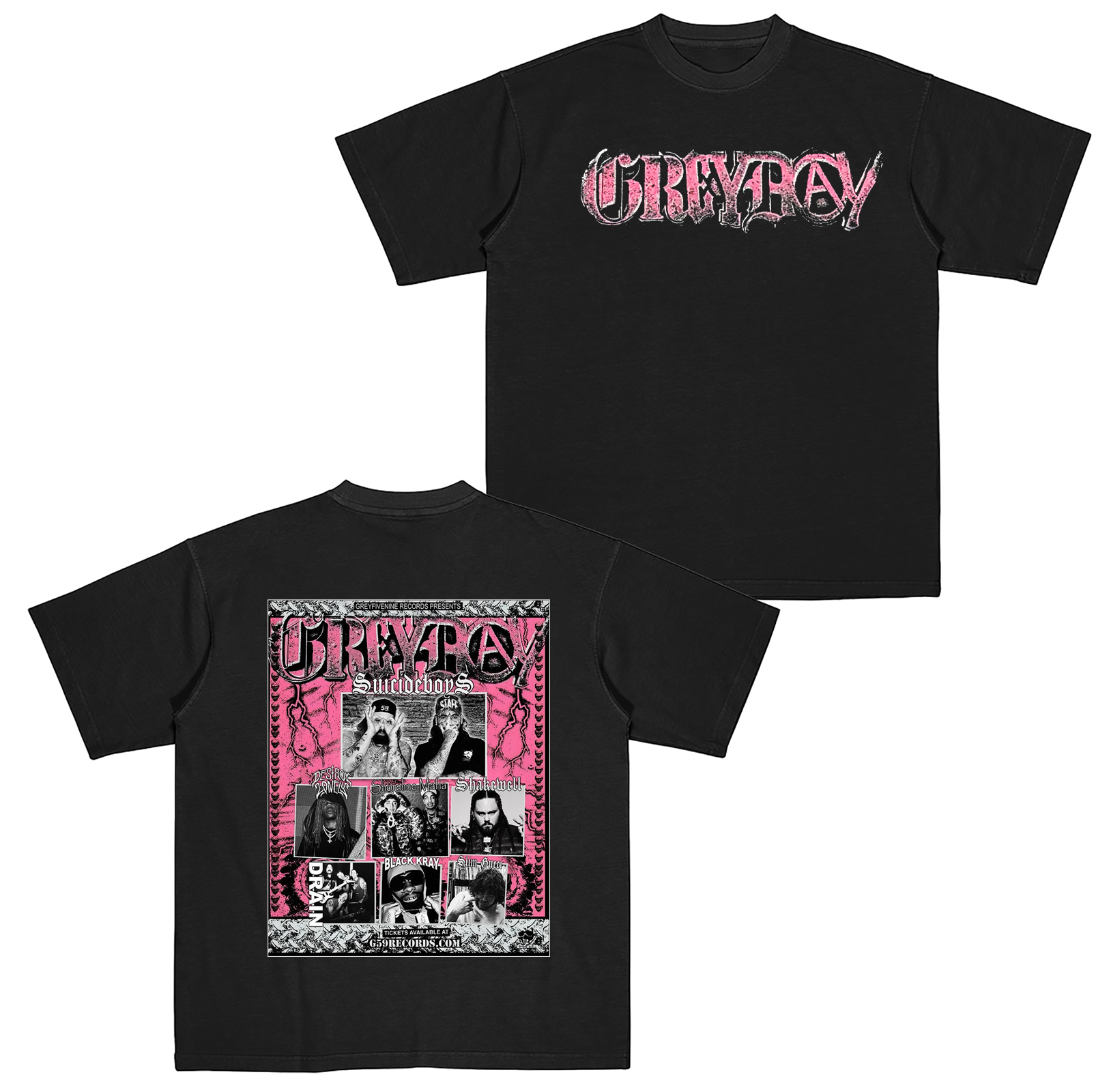 Suicide Boys Grey Day 2026 Tour Cotton Unisex T-shirt