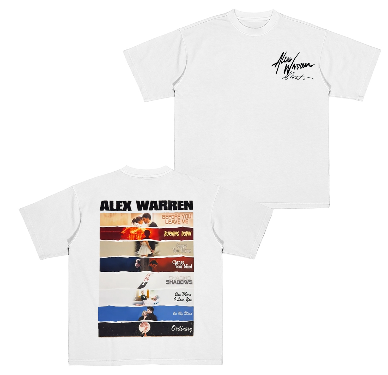 Alex Warren Cotton Unisex T-shirt