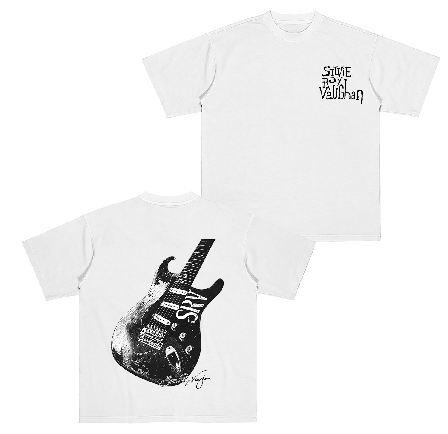 Stevie Ray Vaughan Guitar Cotton Unisex T-shirt