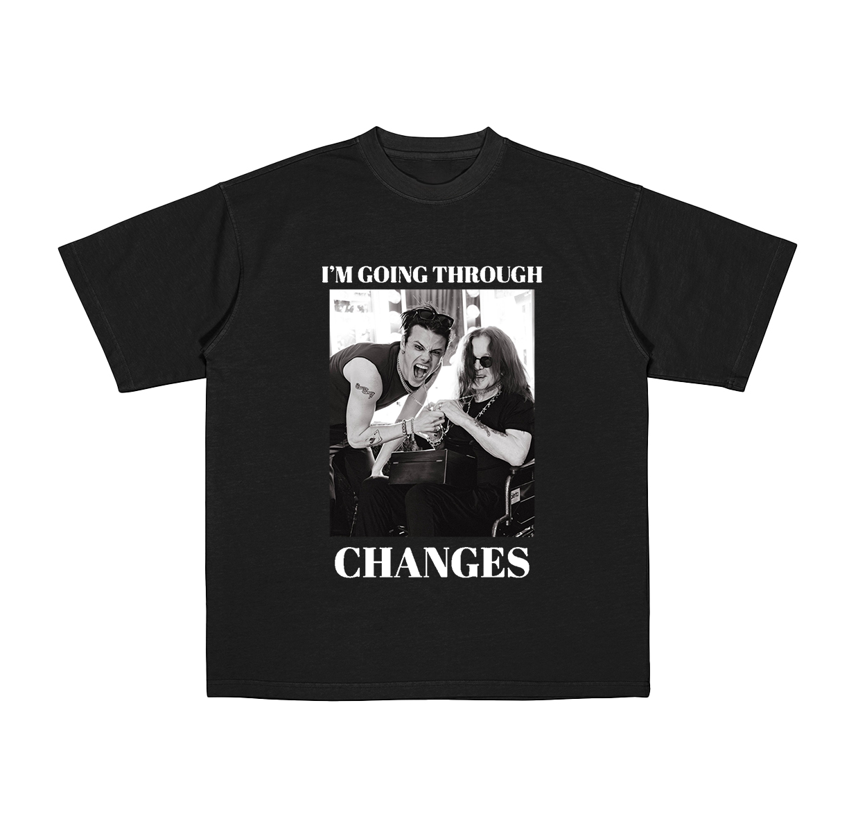 Ozzy Osbourne ,Yungblud Going Through Changes Cotton Unisex T-shirt