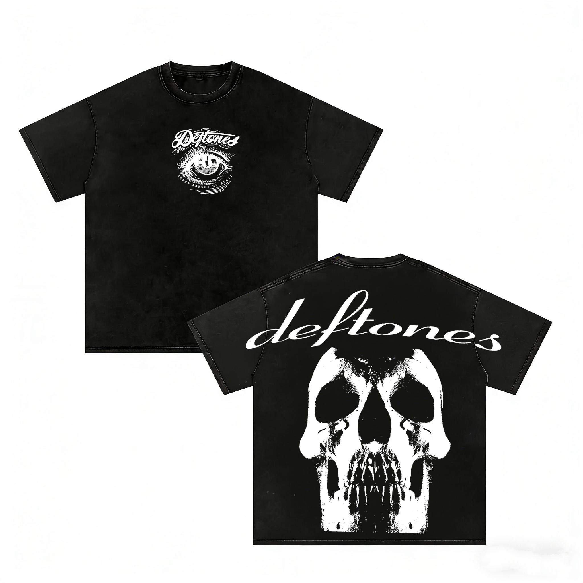 Deftones Creep Across My Skull Washed Unisex T-Shirt