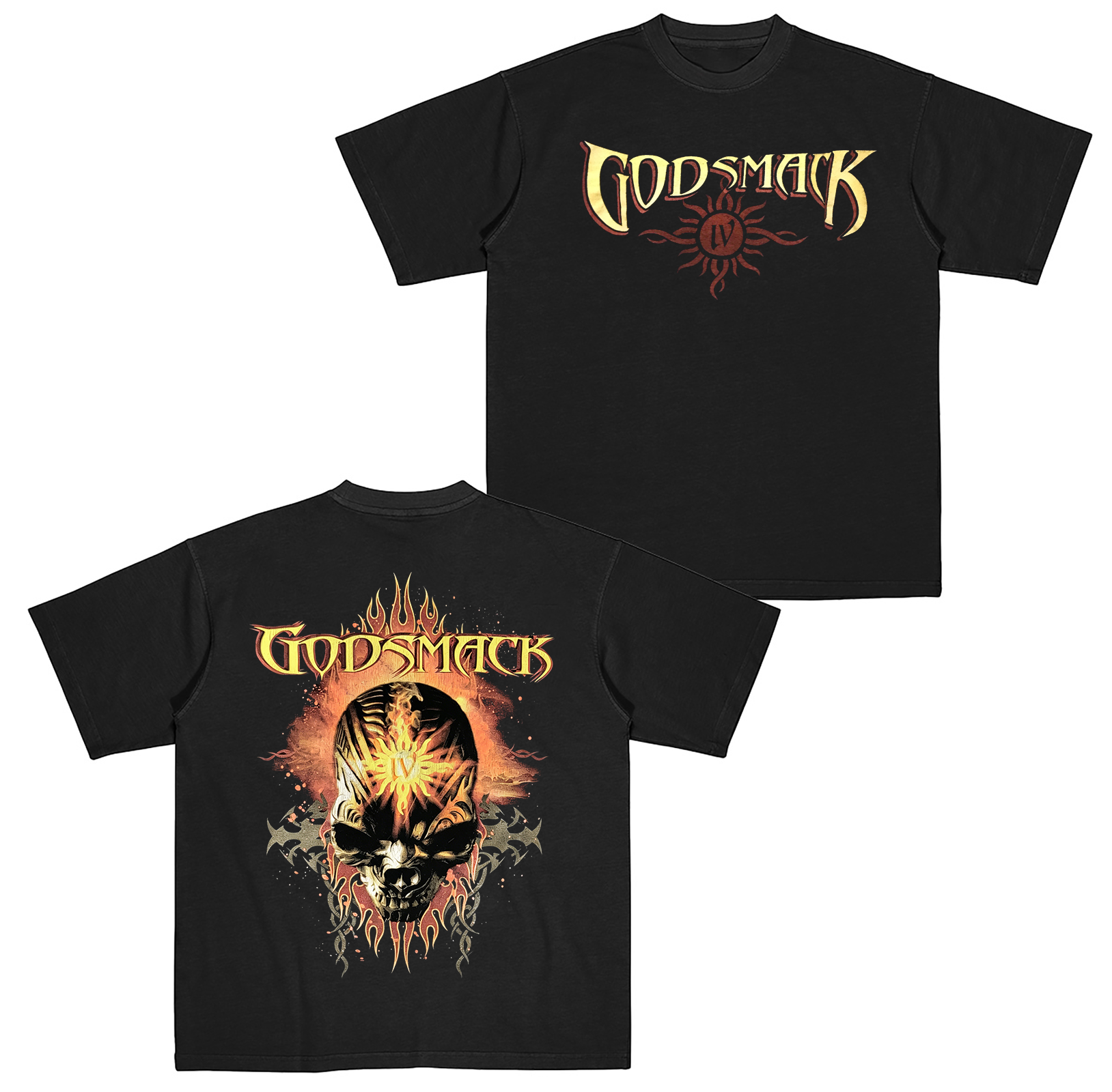 Vintage Y2K 2006 Godsmack IV Tour Graphic  Cotton Unisex T-shirt