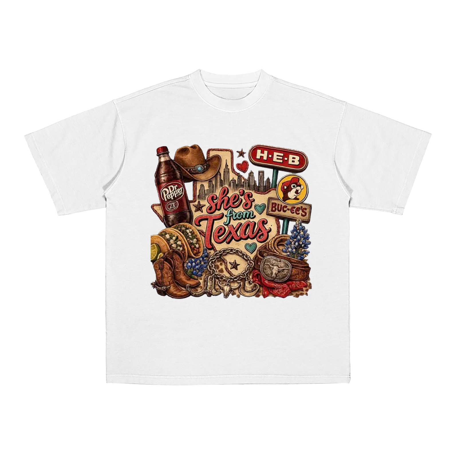 She's from Texas,Ella Langley Fans Cotton Unisex T-shirt
