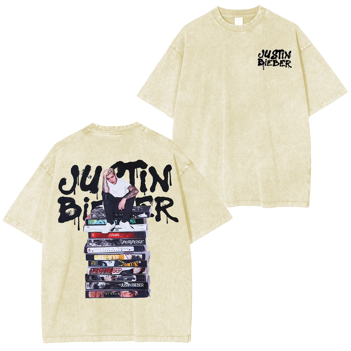 JUSTIN BIEBER Washed Unisex T-Shirt
