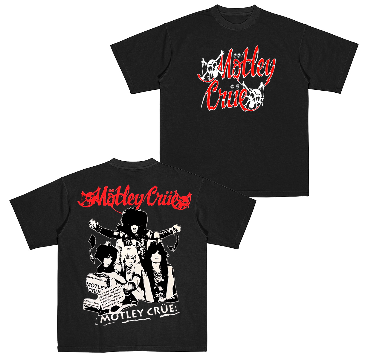 [Copy]Motley Crue Cotton Unisex T-shirt