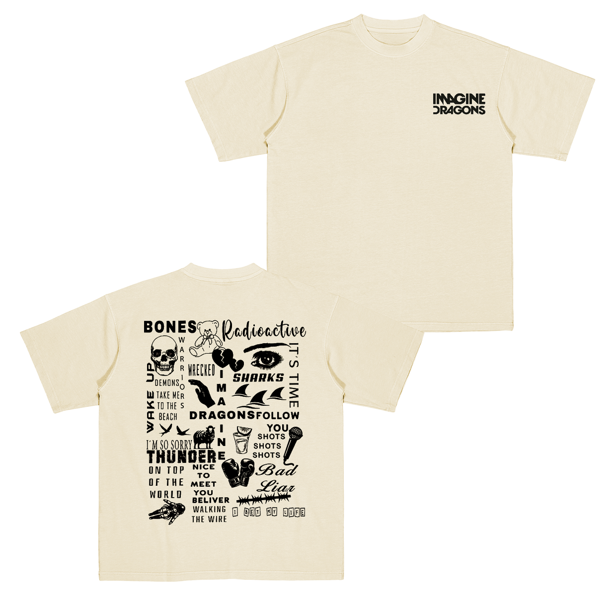 Imagine Dragons Tour Cotton Unisex T-shirt