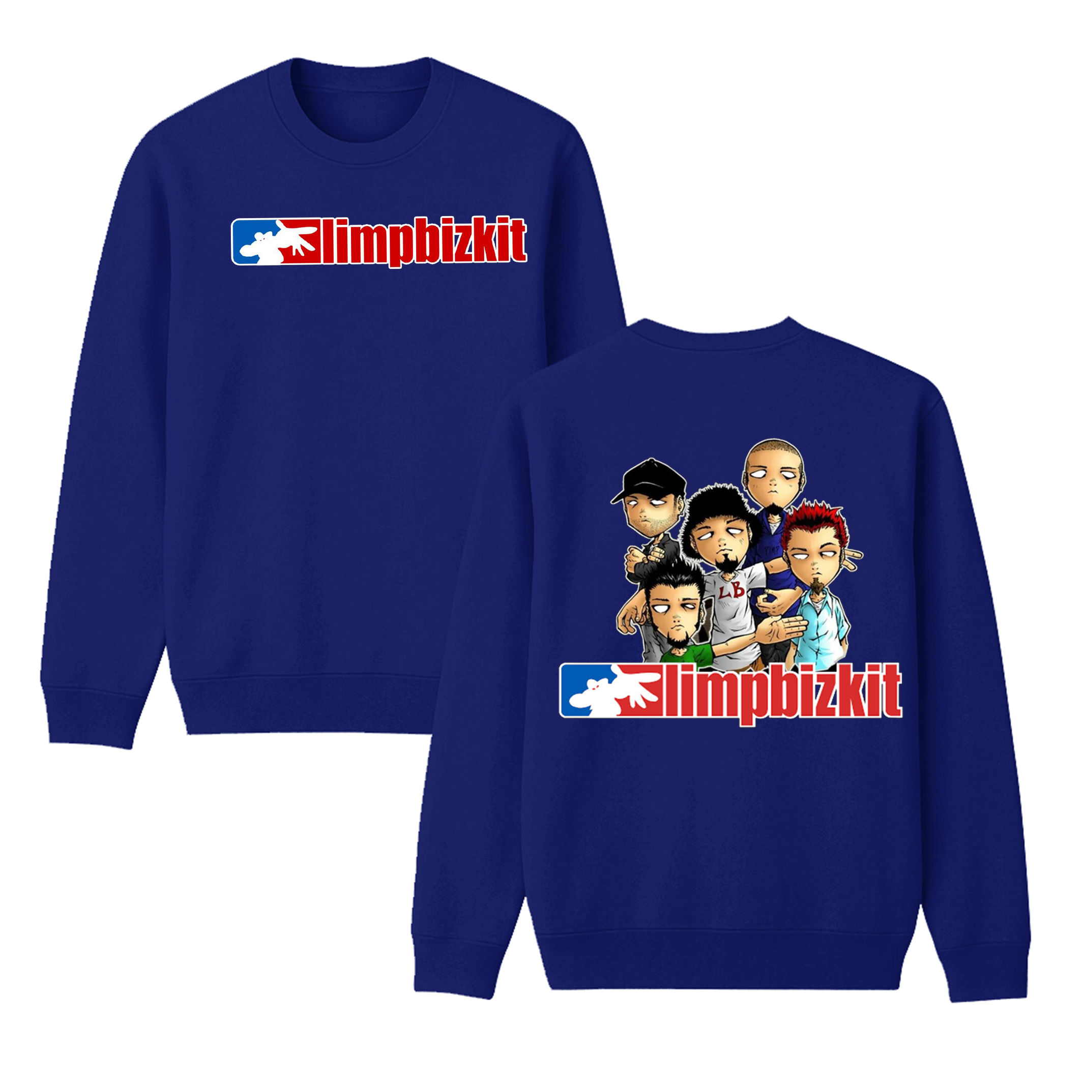 Limp Bizkit Band Unisex Cotton Creneck Sweatshirt