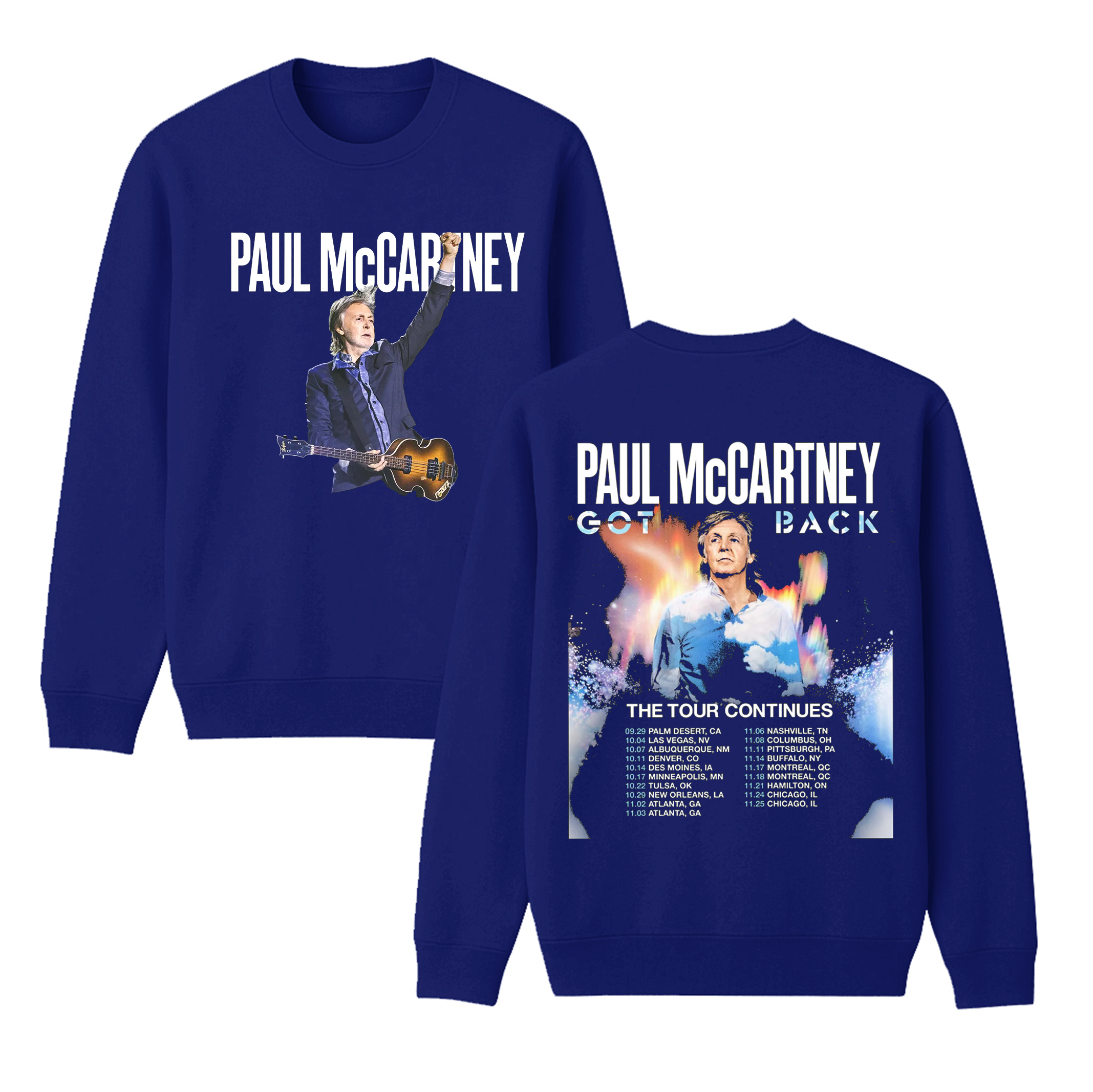 Paul McCartney Tour,The Beatles Fan Gift Unisex Cotton Creneck Sweatshirt