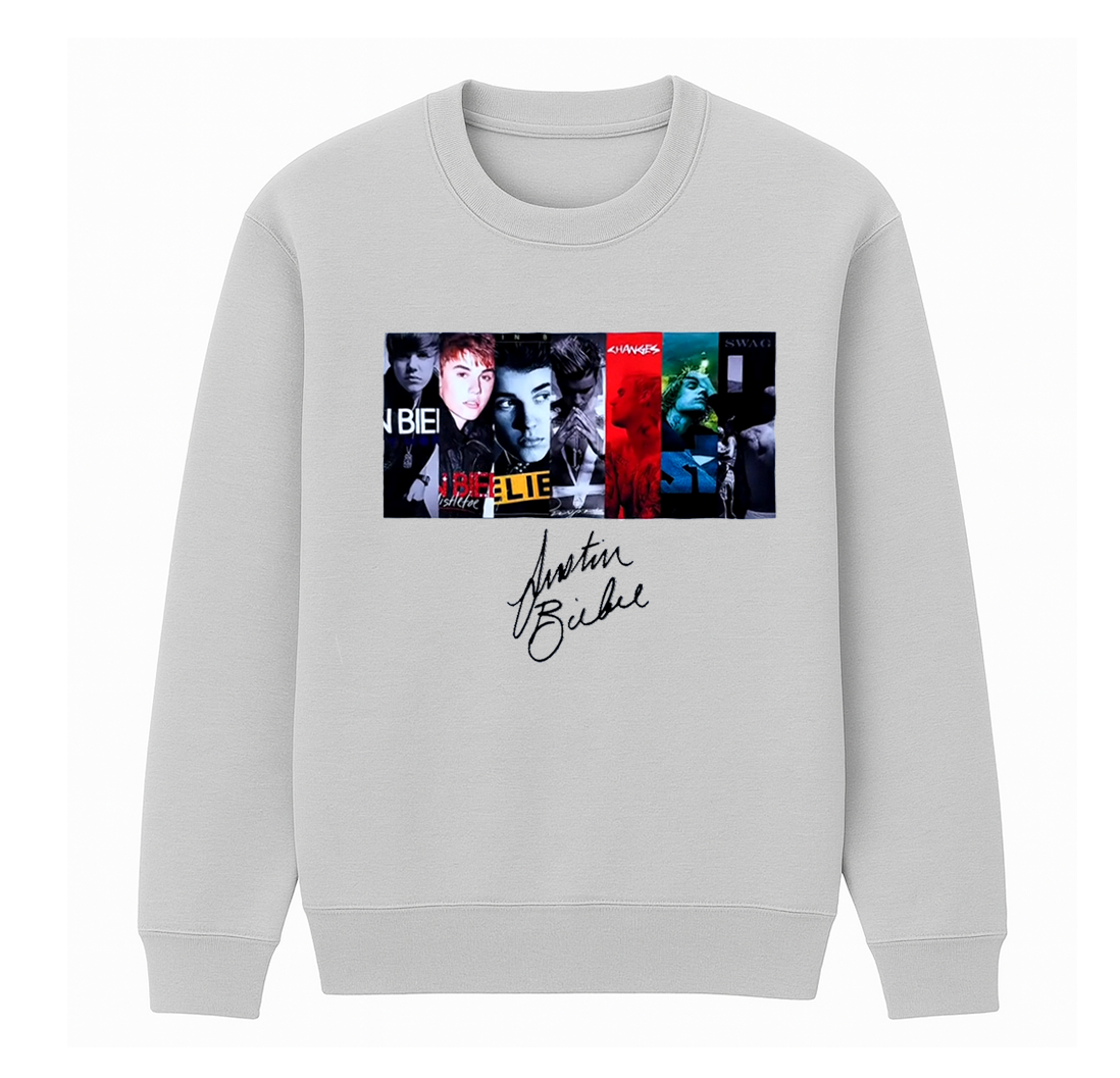 Justin Bieber Fans Unisex Cotton Creneck Sweatshirt