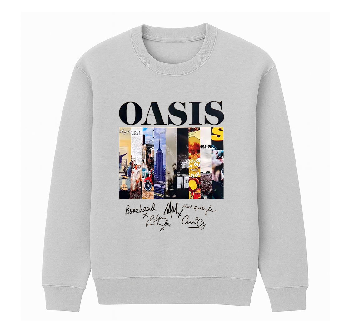 Oasis Album Unisex Cotton Creneck Sweatshirt