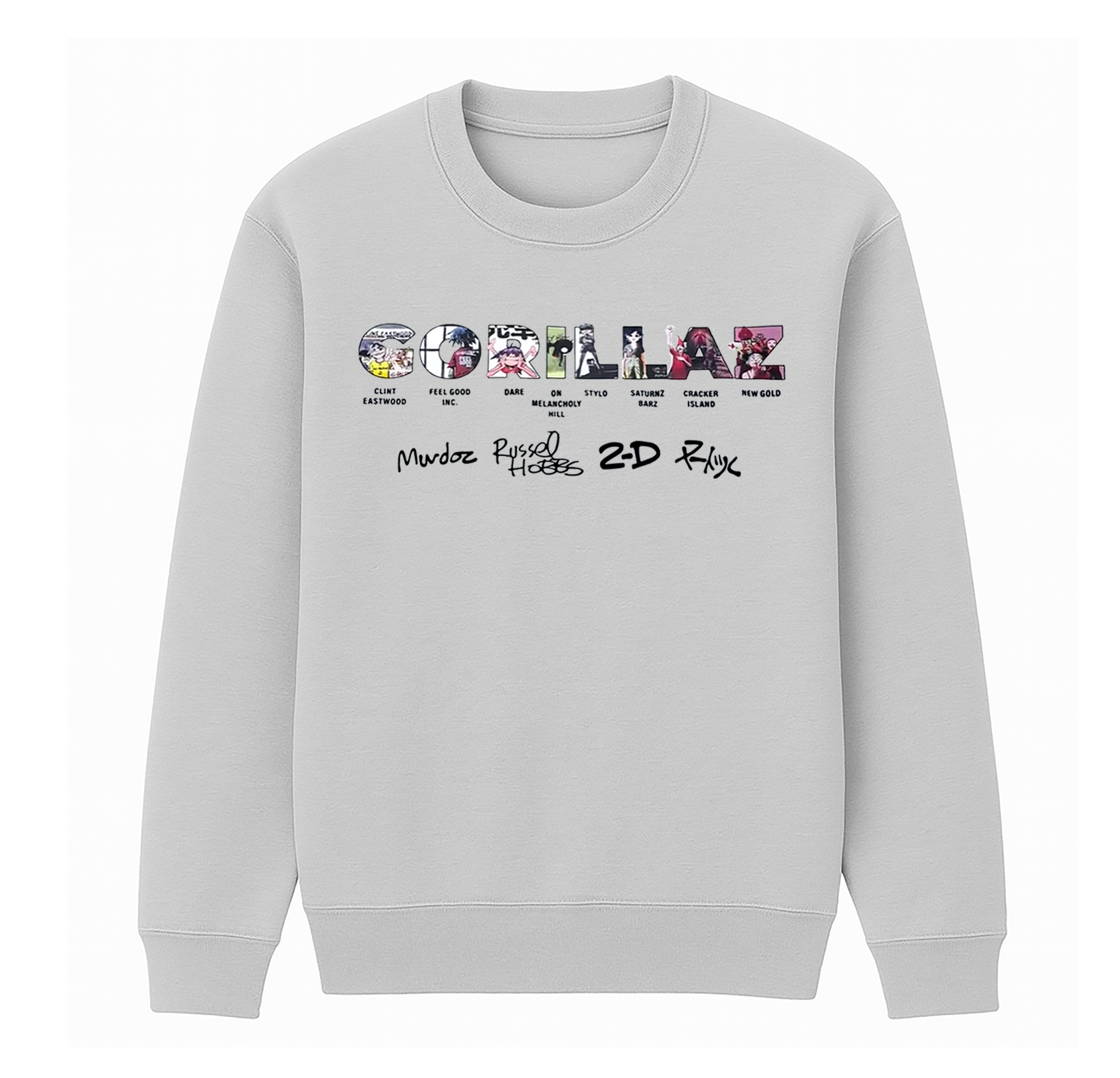 Gorillaz fan Unisex Cotton Creneck Sweatshirt