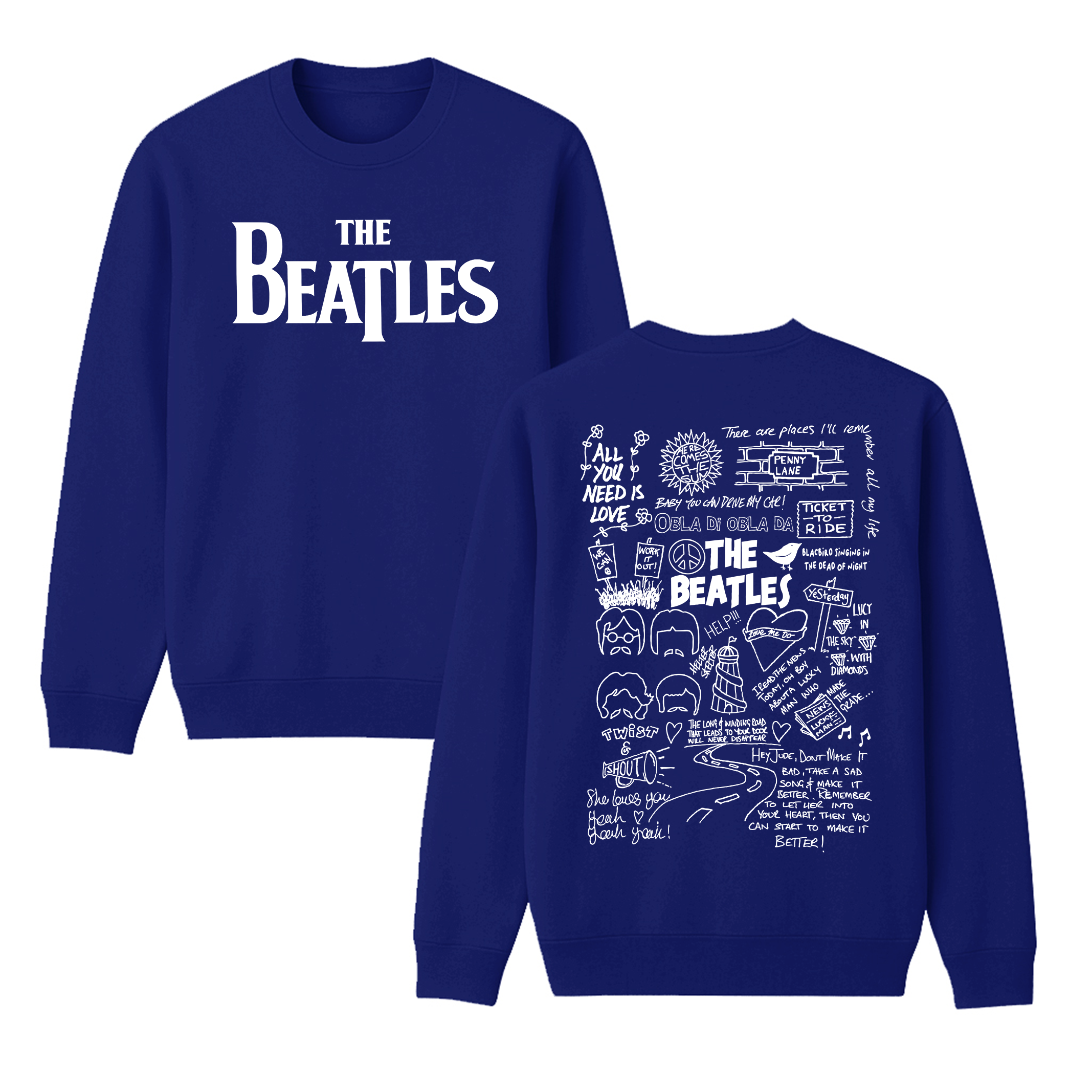 The Beatles Unisex Crewneck Sweatshirt