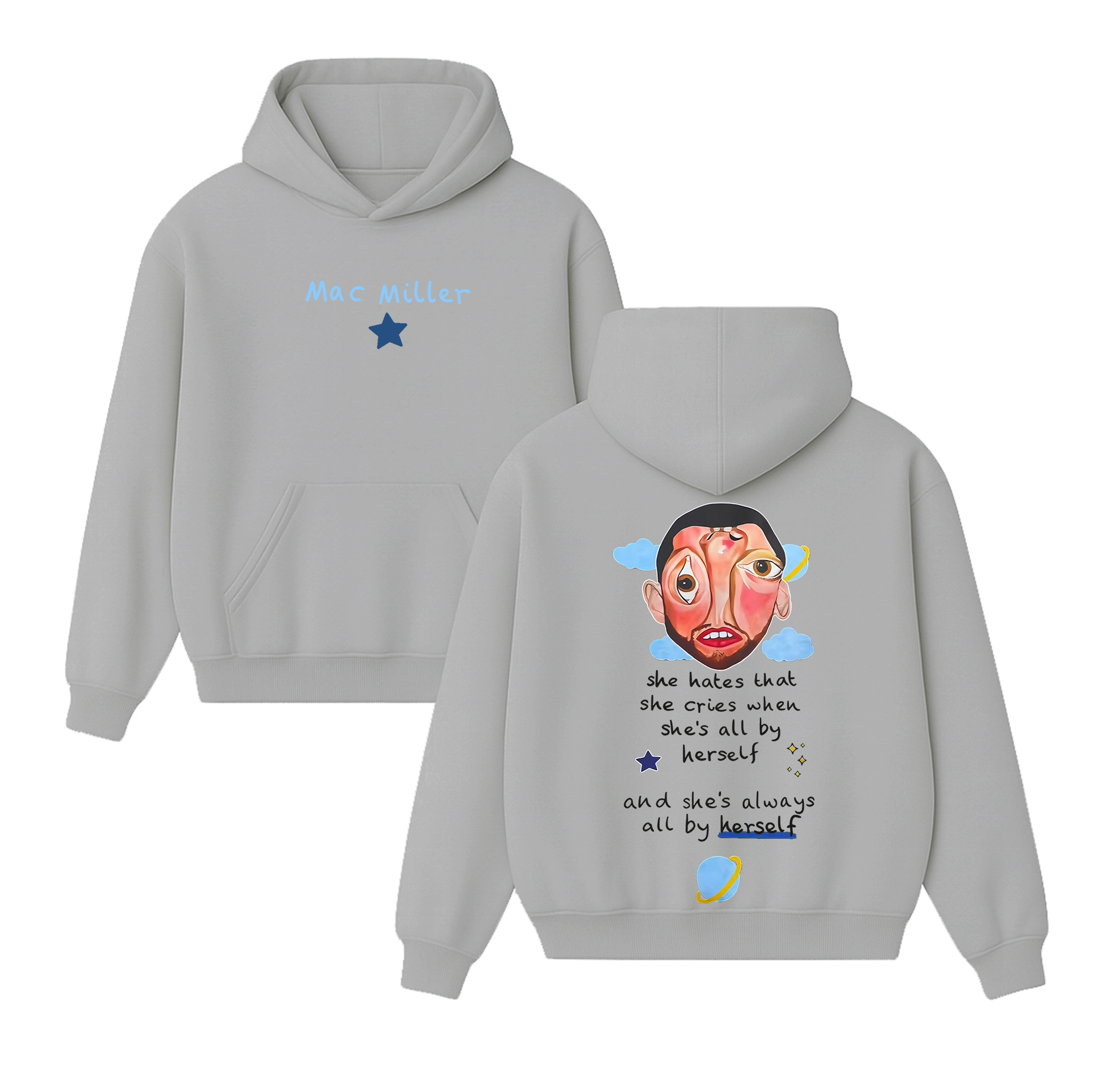Mac Miller - Stoned Cotton Unisex Hoodie
