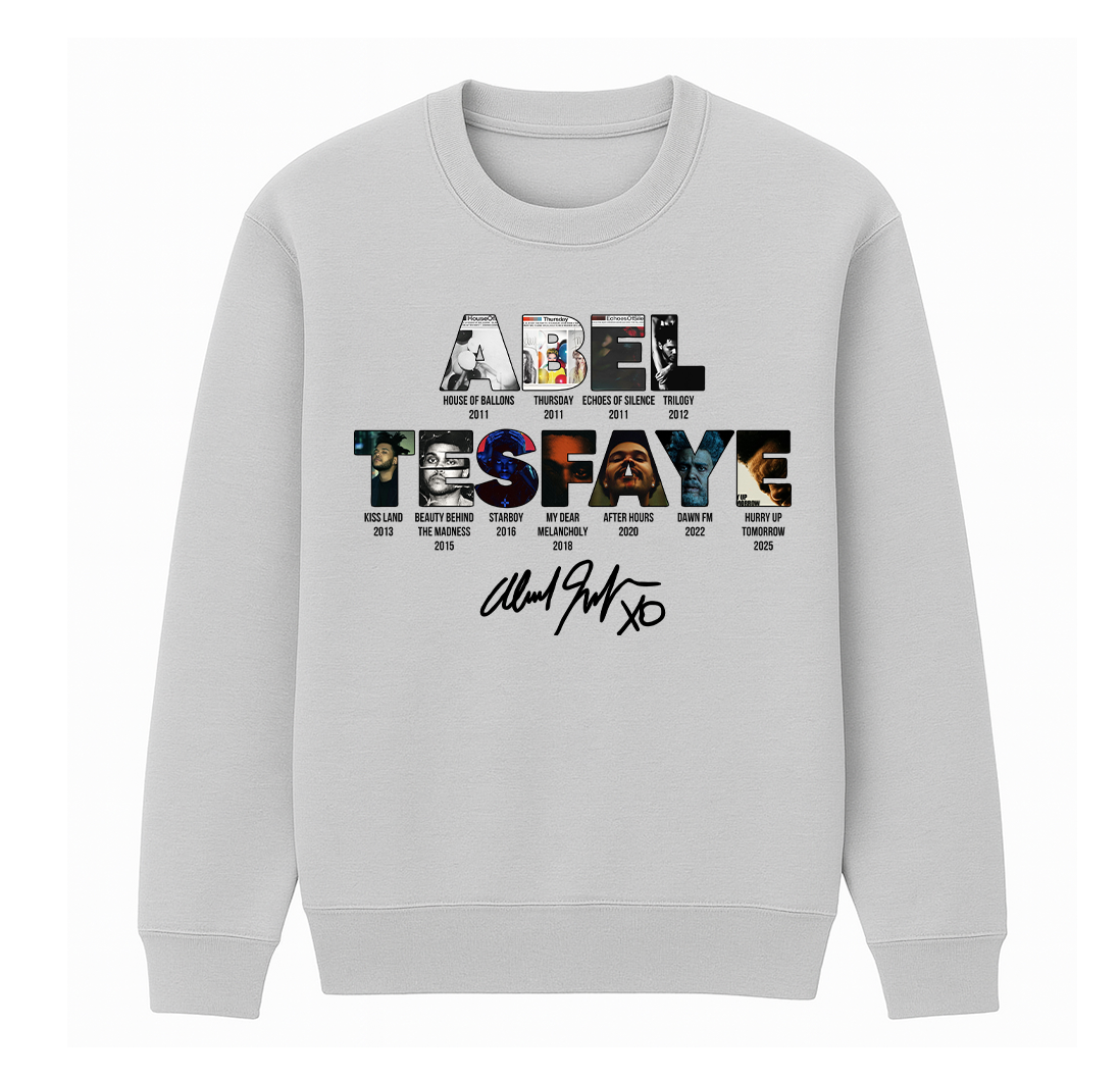 The Weeknd concert  Unisex Cotton Creneck Sweatshirt