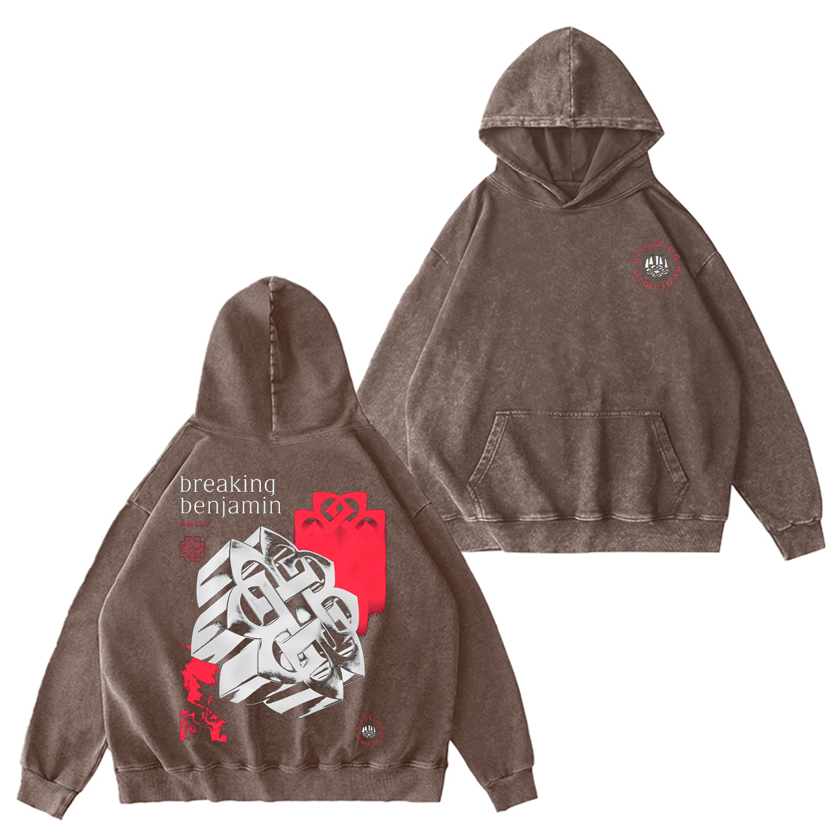 Breaking Benjamin Washed Unisex Hoodie