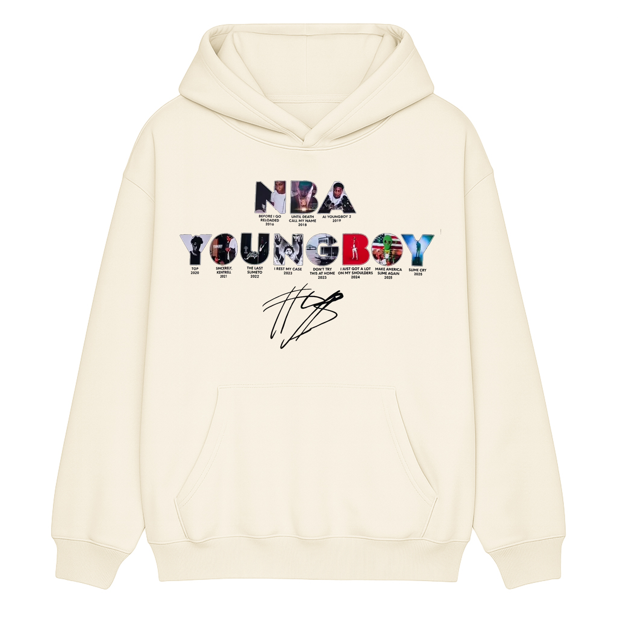 NBA Youngboy Signature Album Unisex Cotton Hoodie
