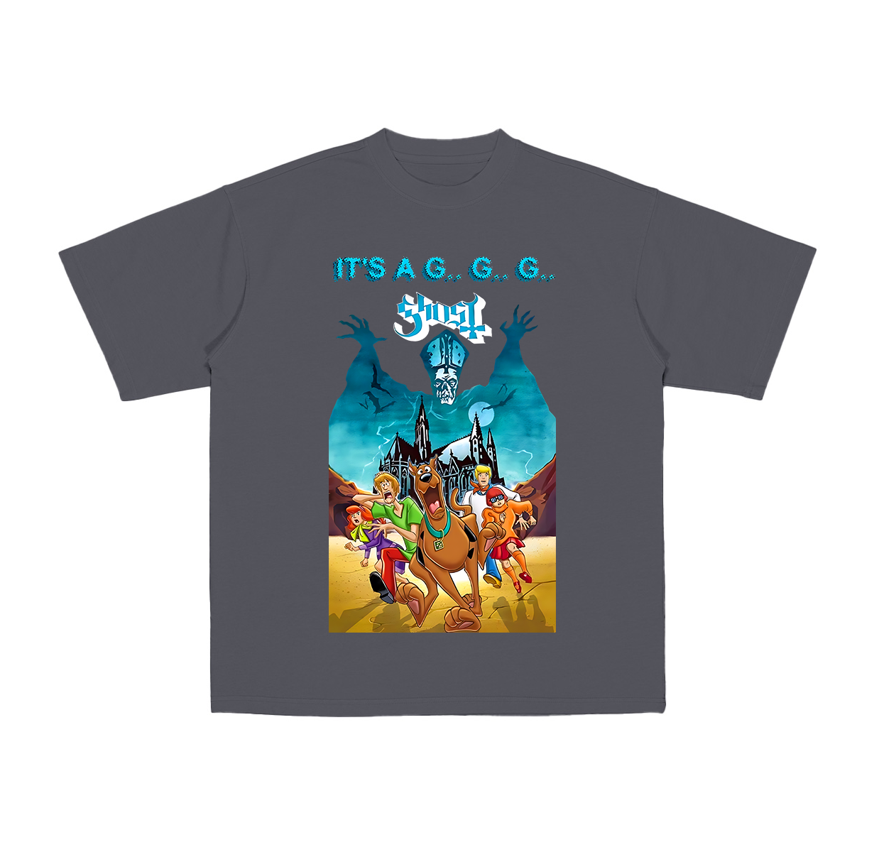 Ghost Rock Band X Scooby-Doo  Cotton Unisex T-shirt
