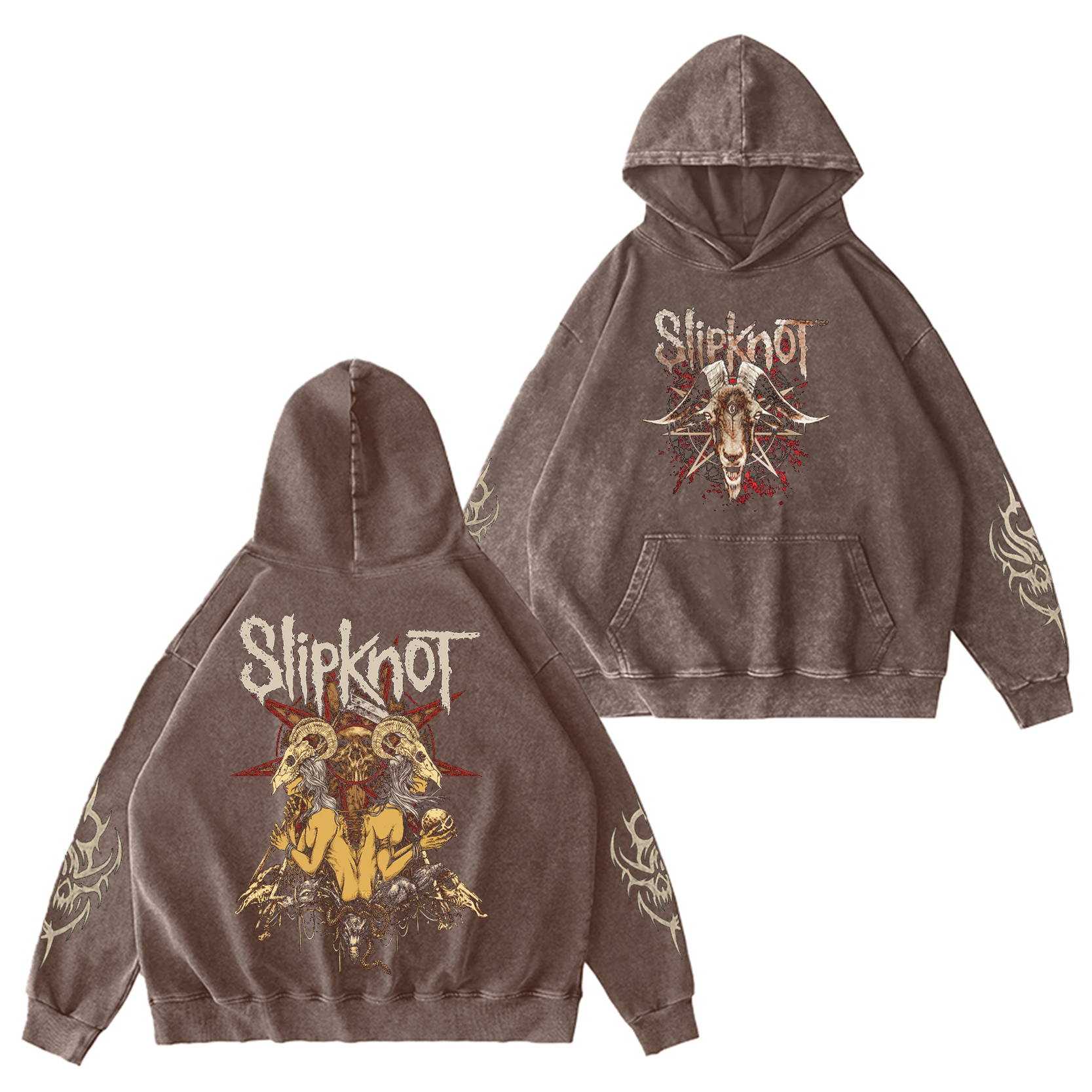 Slipknot Washed Unisex Hoodie