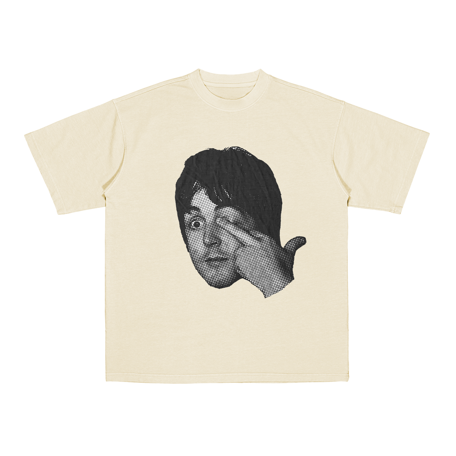 Paul McCartney Pop Art Middle finger  Cotton Unisex T-shirt