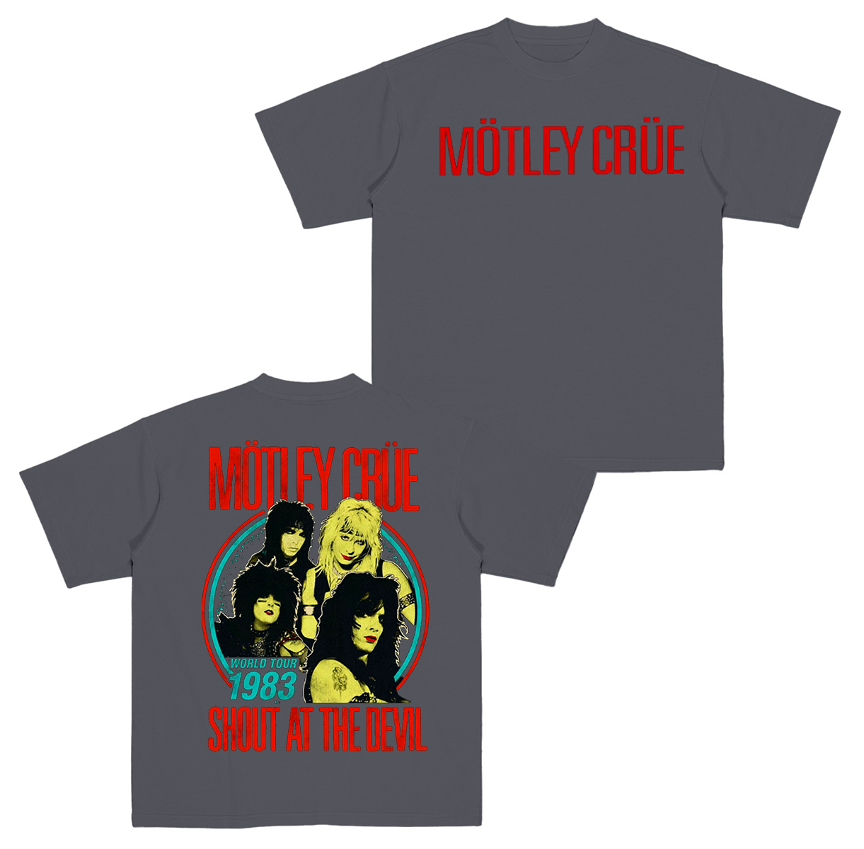 Motley Crue Shout At The Devil 1983 Vintage Unisex T-shirt