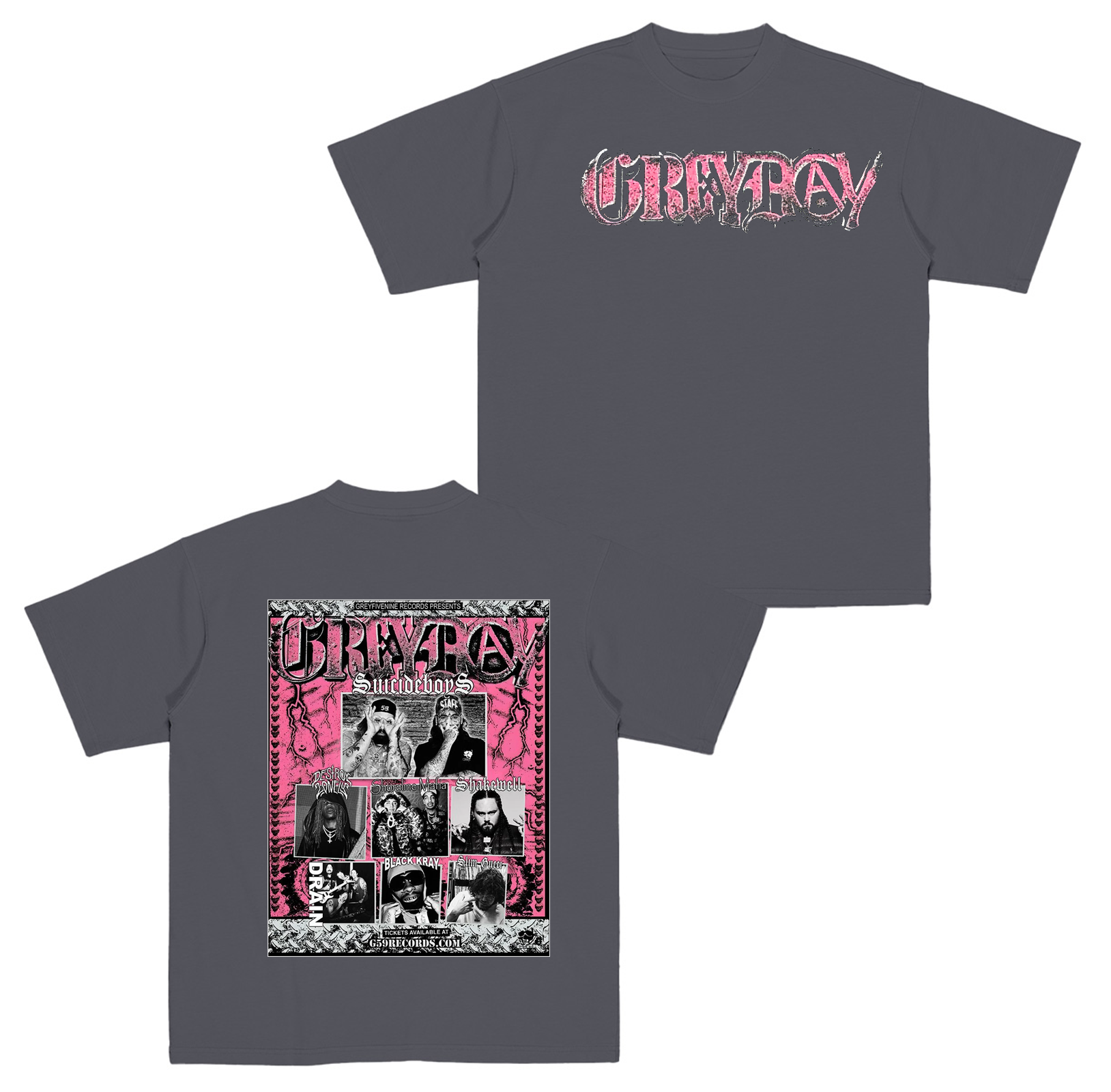 Suicide Boys Grey Day 2026 Tour Cotton Unisex T-shirt