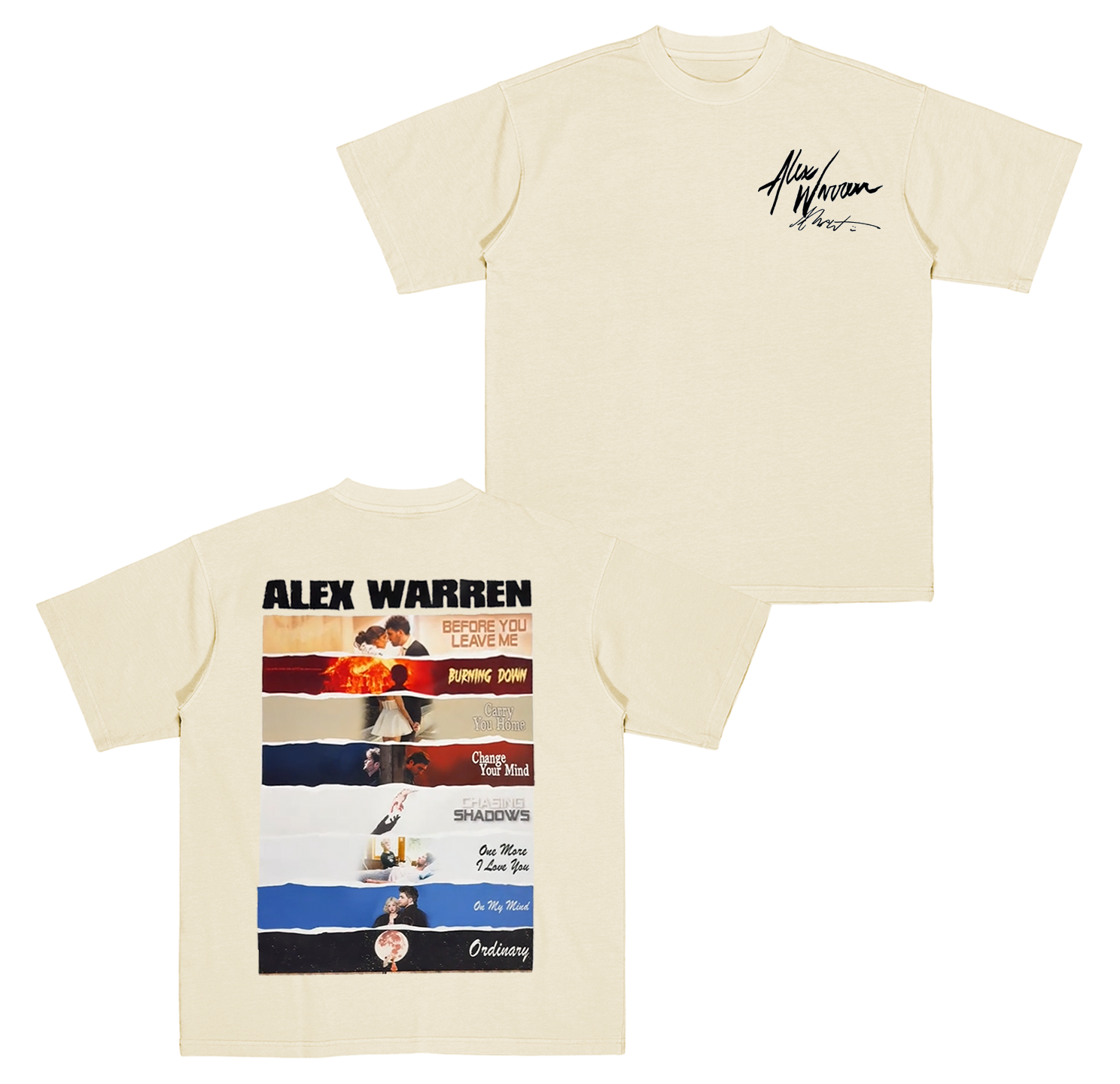 Alex Warren Cotton Unisex T-shirt