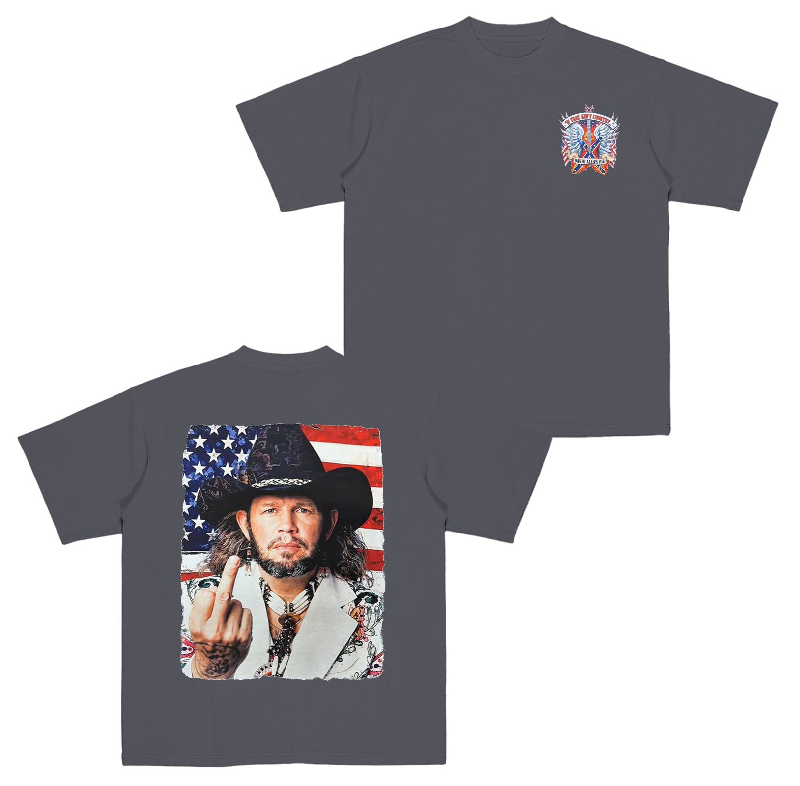 David Allan Coe Cotton Unisex T-shirt