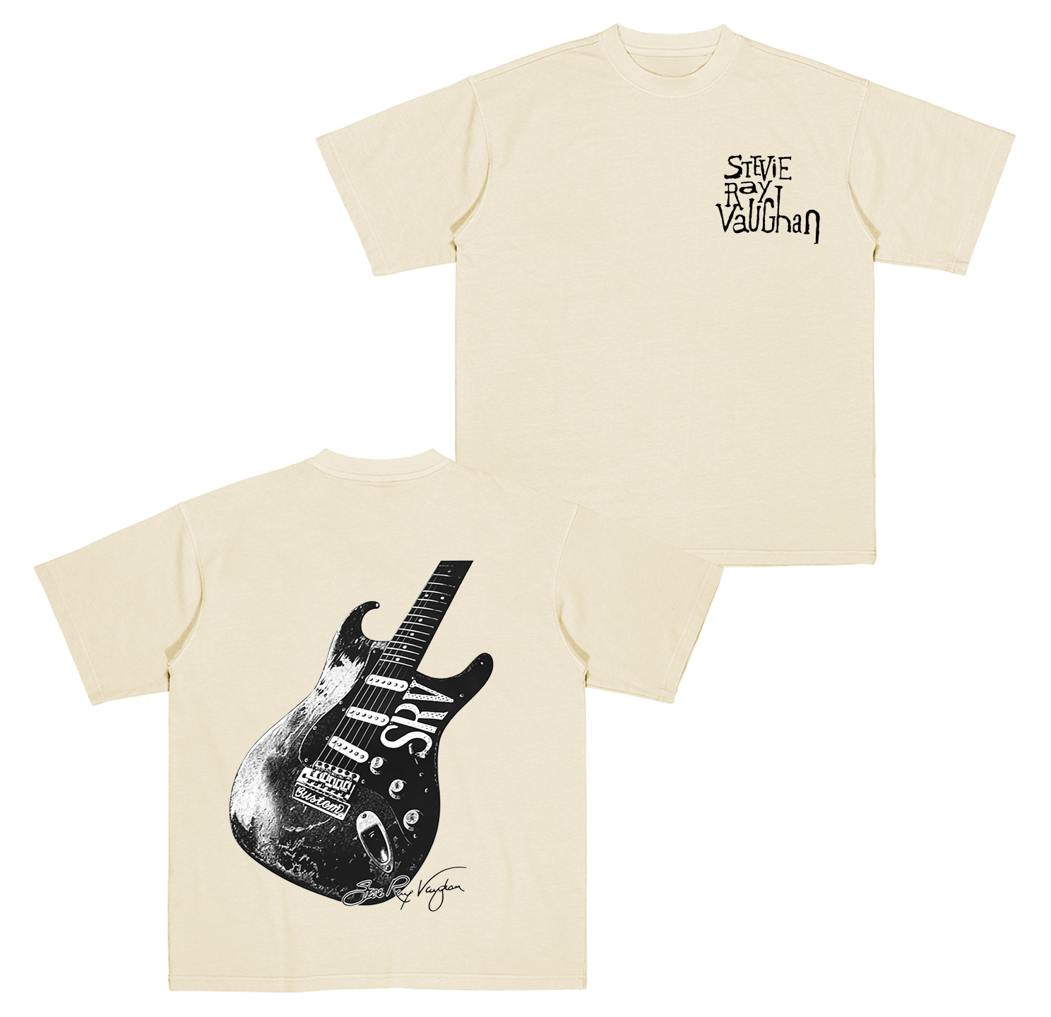 Stevie Ray Vaughan Guitar Cotton Unisex T-shirt