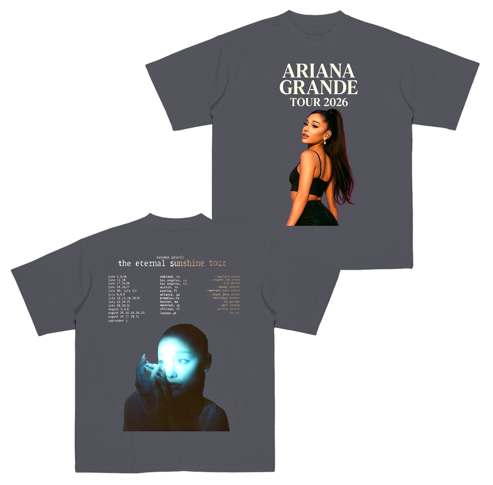2026 Ariana Grande The Eternal Sunshine Tour Cotton Unisex T-shirt