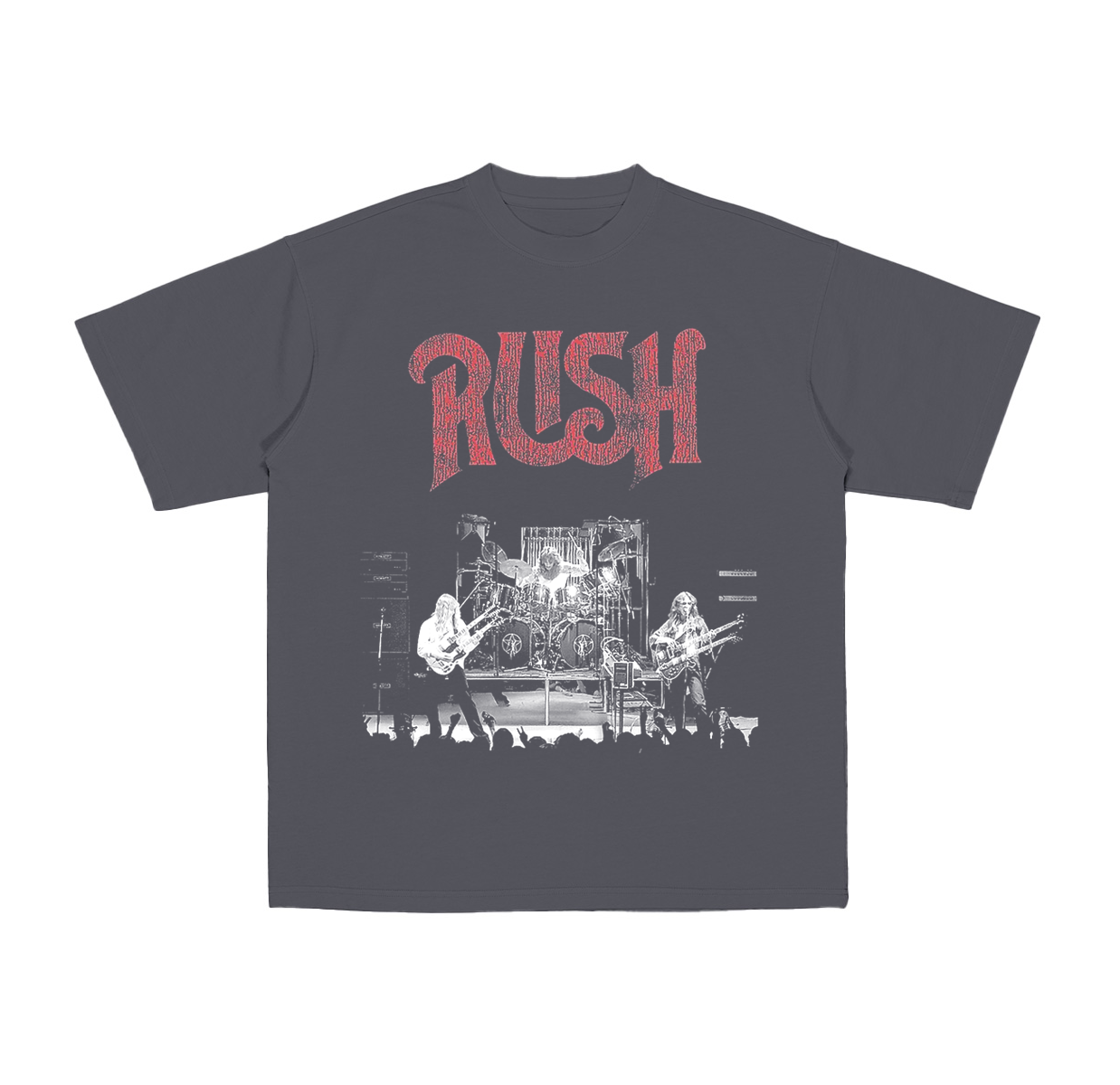 Vintage Rush Band Cotton Unisex T-shirt