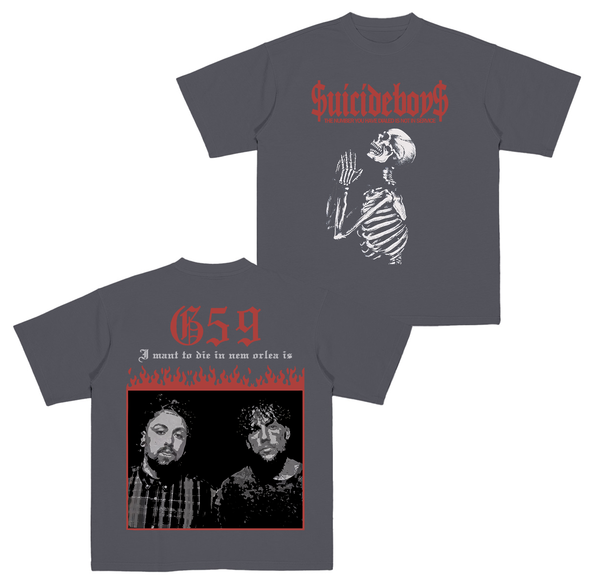 Suicideboys Grey Day  Cotton Unisex T-shirt