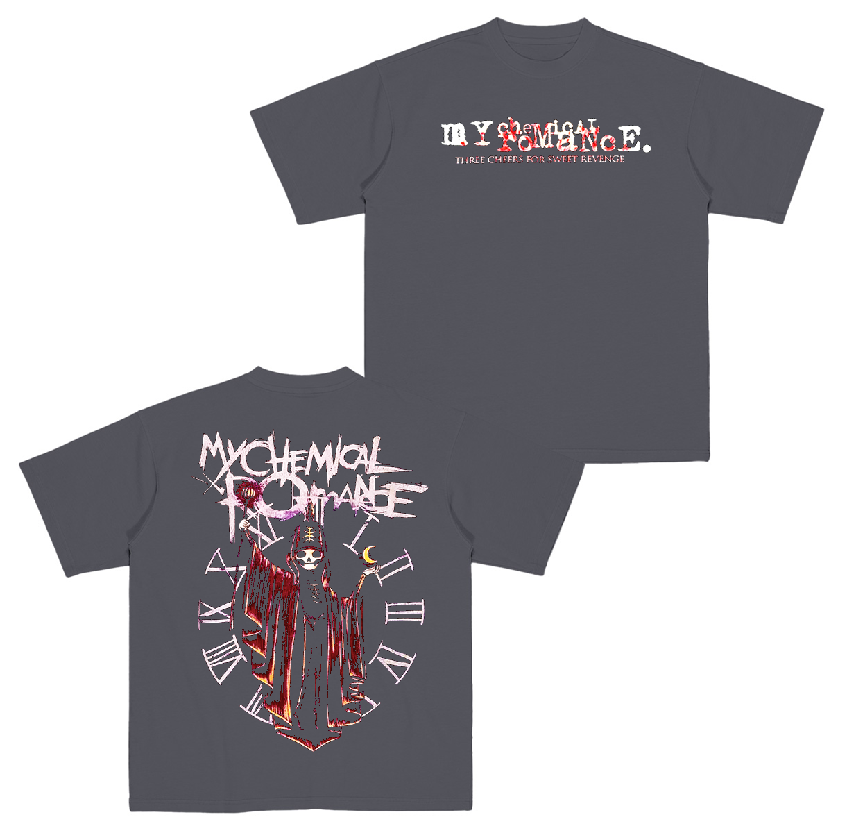 My Chemical Romance Three Cheers for Sweet Revenge Tracklist Cotton Unisex T-shirt