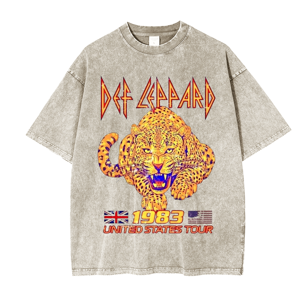 Def Leppard Unisex Washed T-Shirt