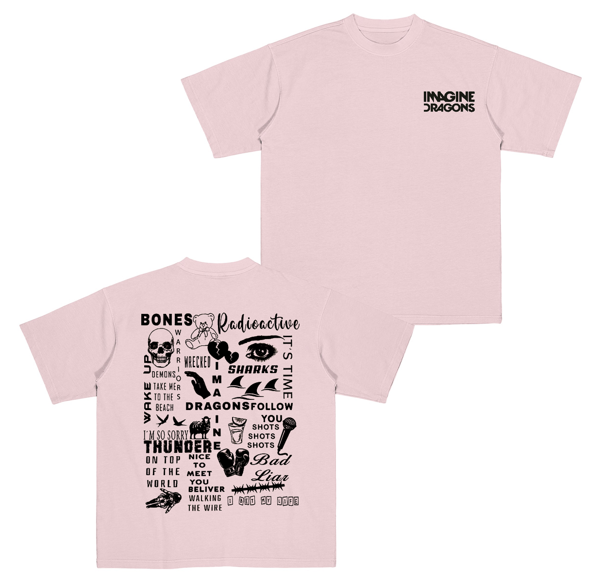 Imagine Dragons Tour Cotton Unisex T-shirt