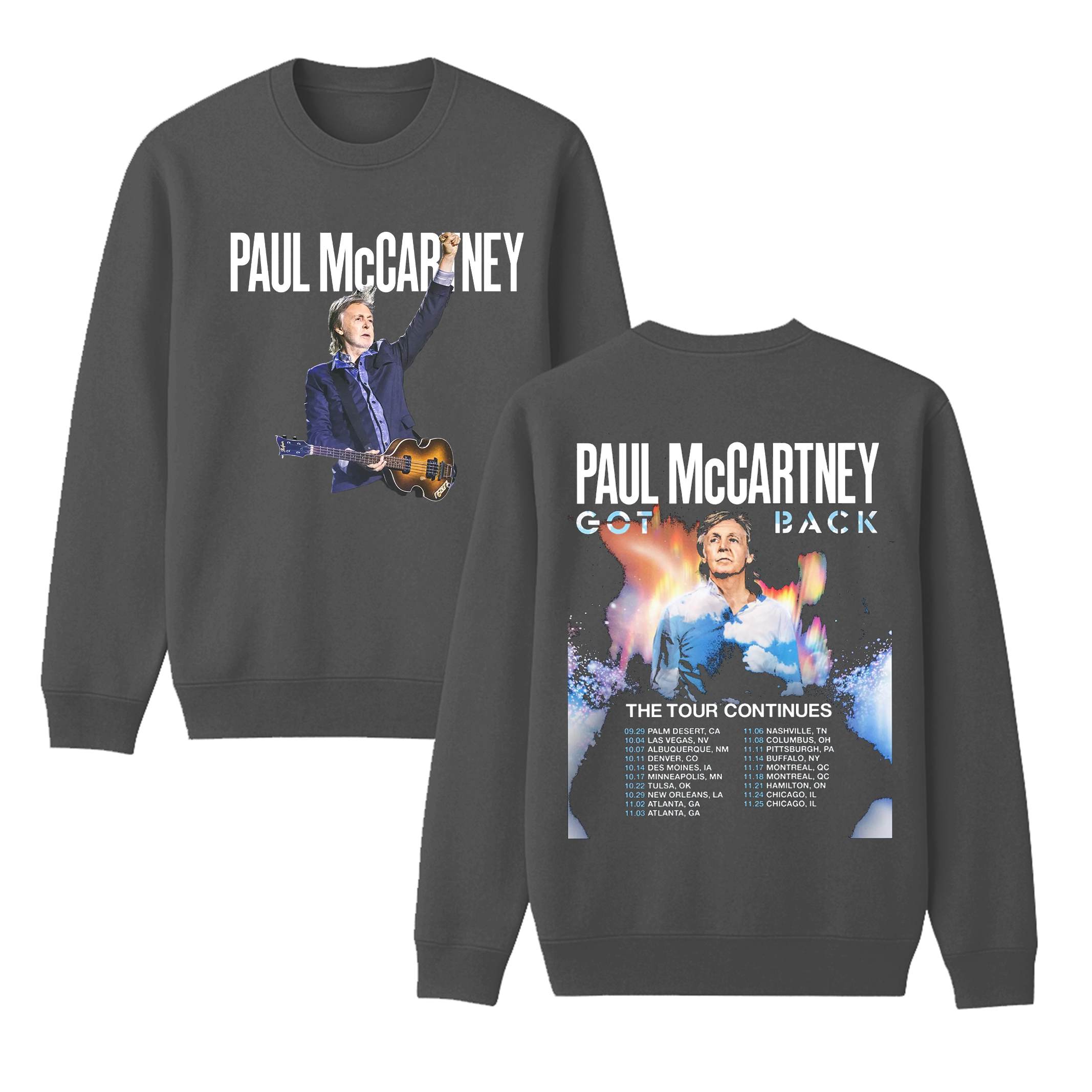 Paul McCartney Tour,The Beatles Fan Gift Unisex Cotton Creneck Sweatshirt